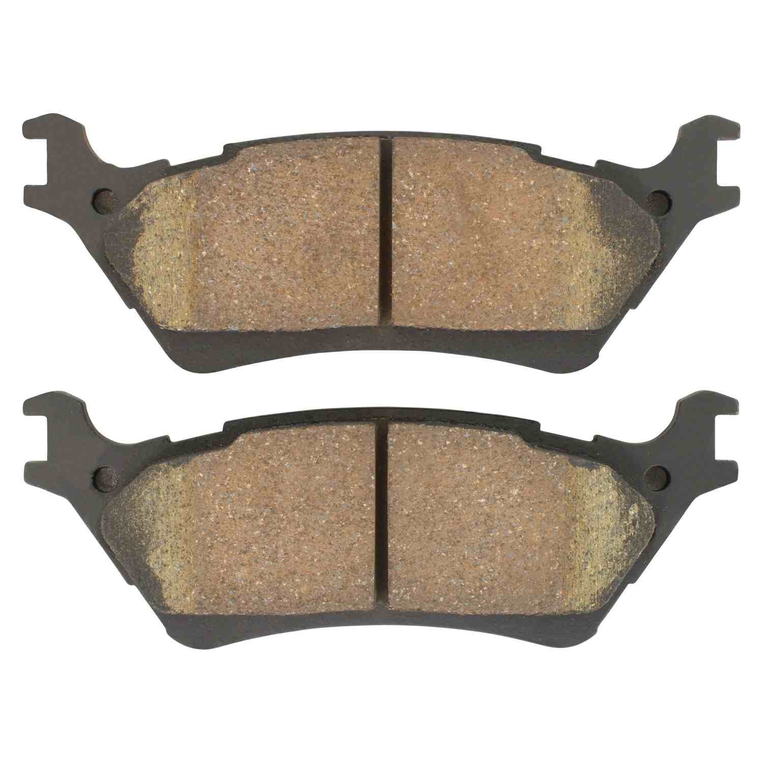 Front View of Rear Disc Brake Pad Set MPA 1000-1602C