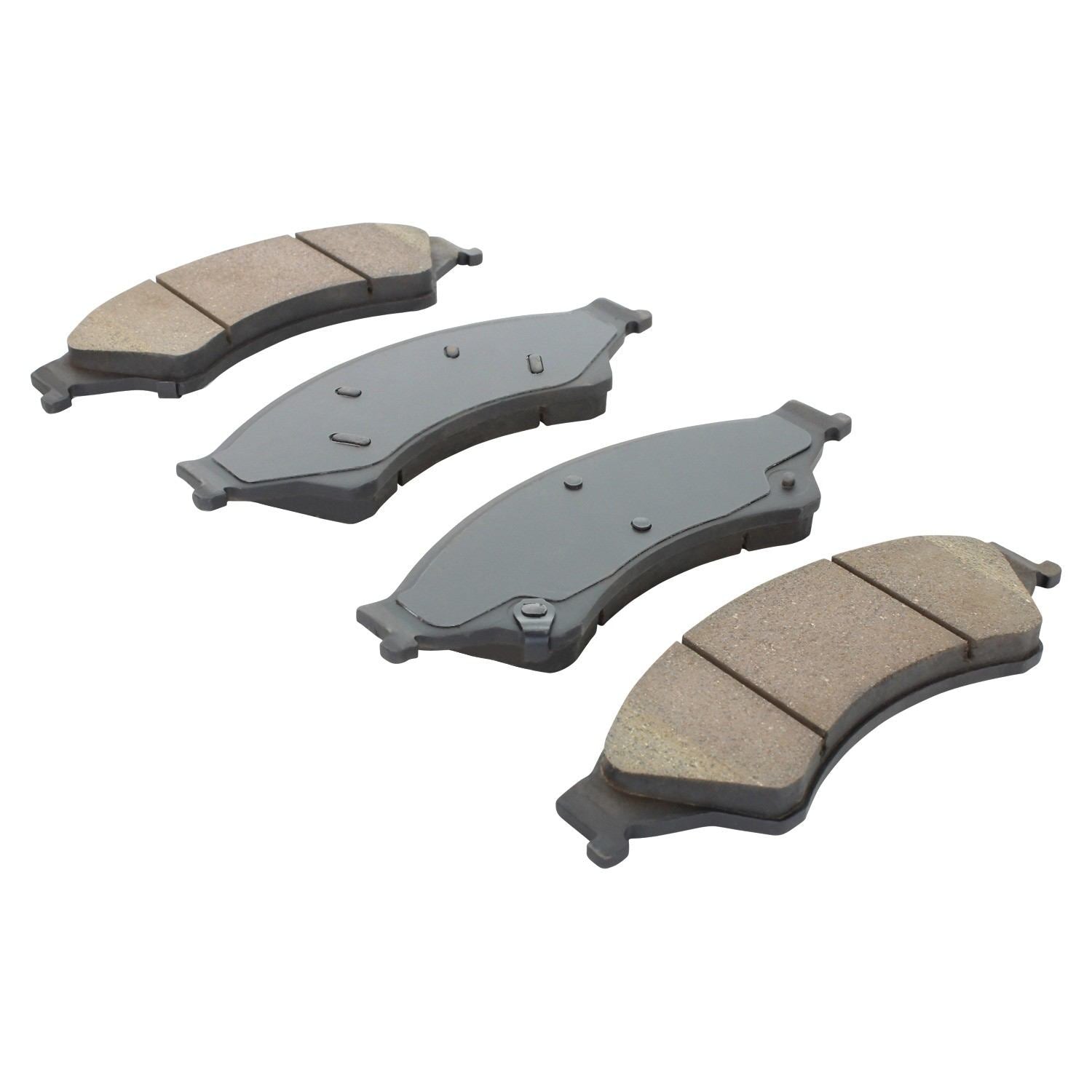 Angle View of Front Disc Brake Pad Set MPA 1000-1676M