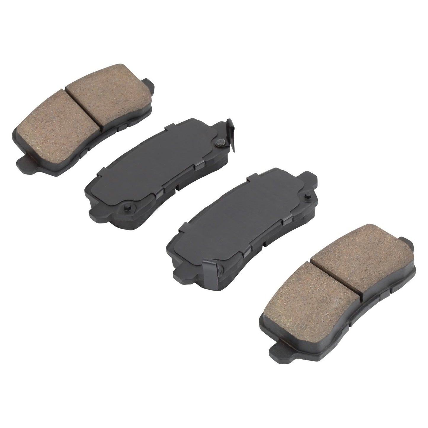 Angle View of Rear Disc Brake Pad Set MPA 1000-1698C