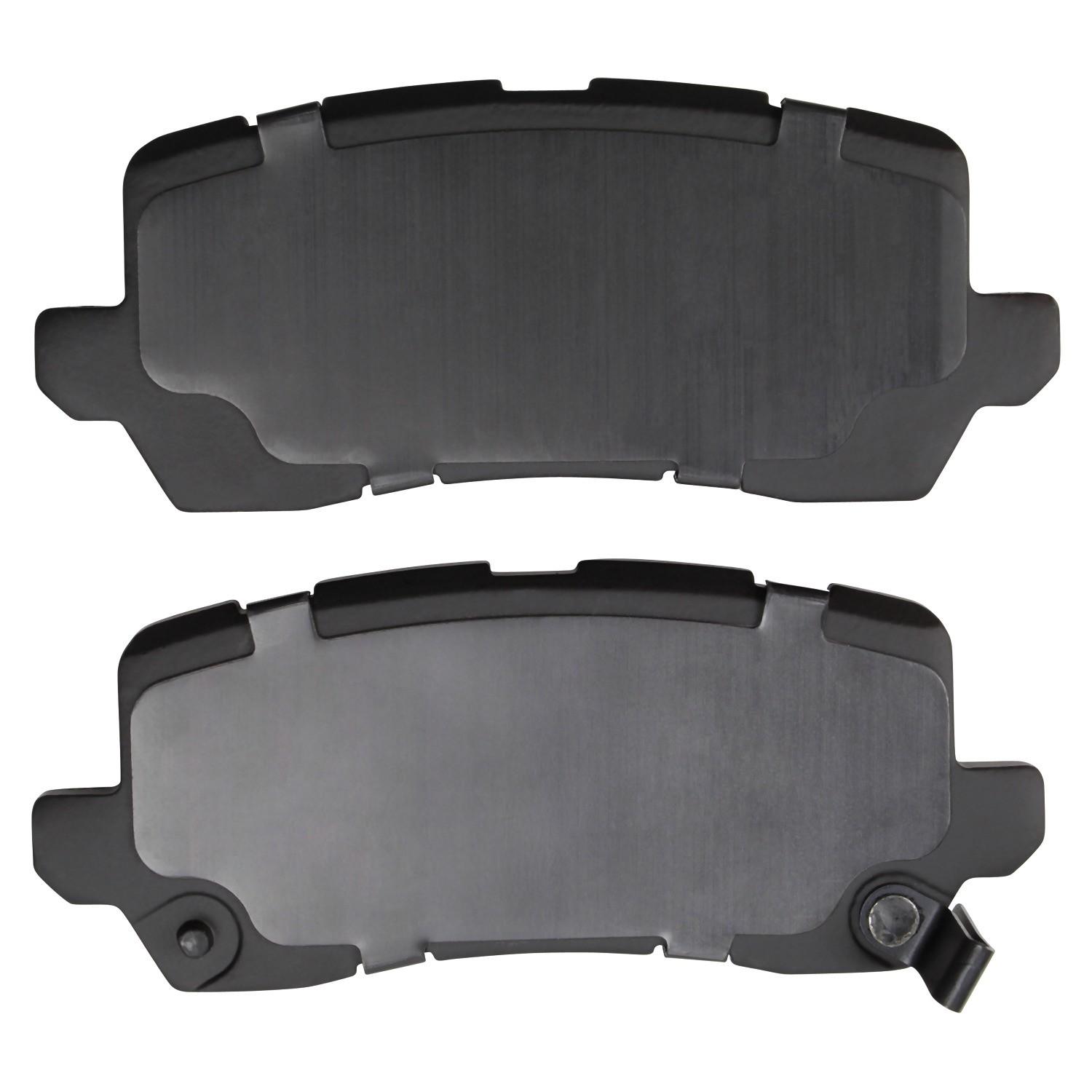 Back View of Rear Disc Brake Pad Set MPA 1000-1698C