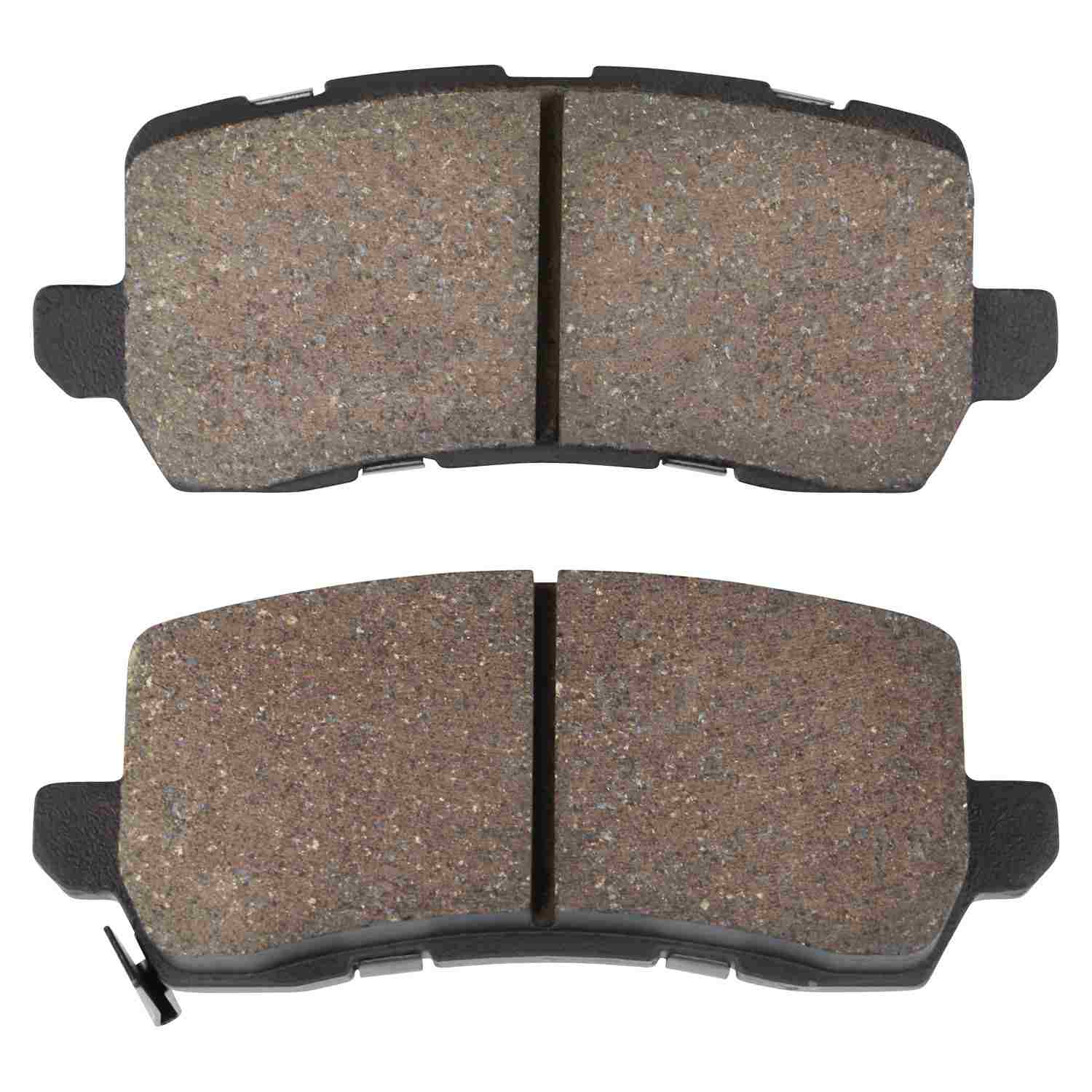 Front View of Rear Disc Brake Pad Set MPA 1000-1698C