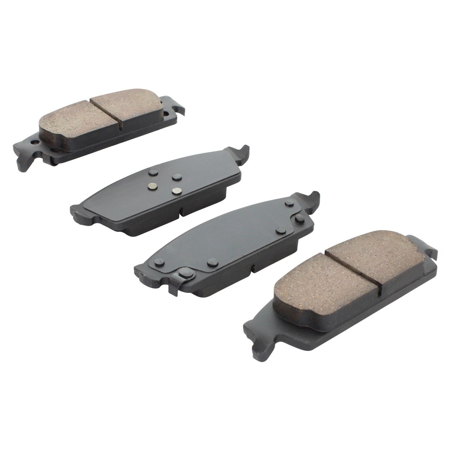 Angle View of Rear Disc Brake Pad Set MPA 1000-1707C