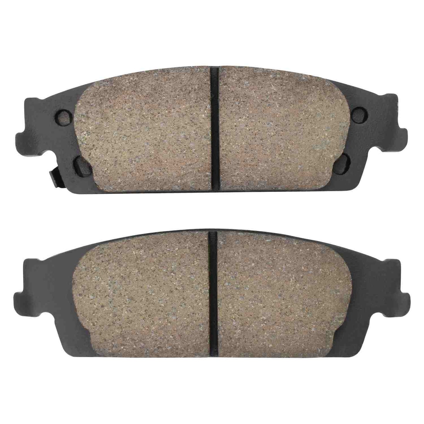 Front View of Rear Disc Brake Pad Set MPA 1000-1707C