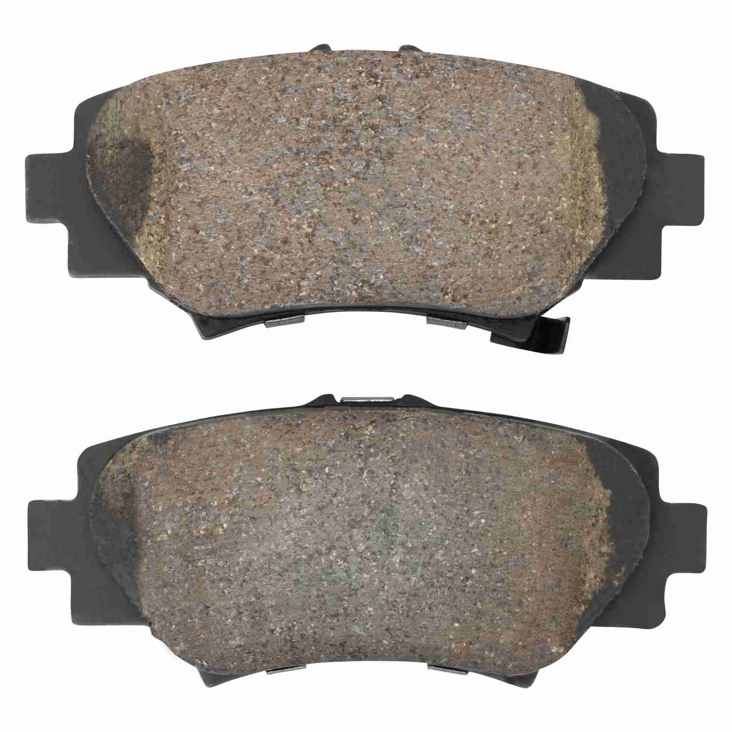 Front View of Rear Disc Brake Pad Set MPA 1000-1729C