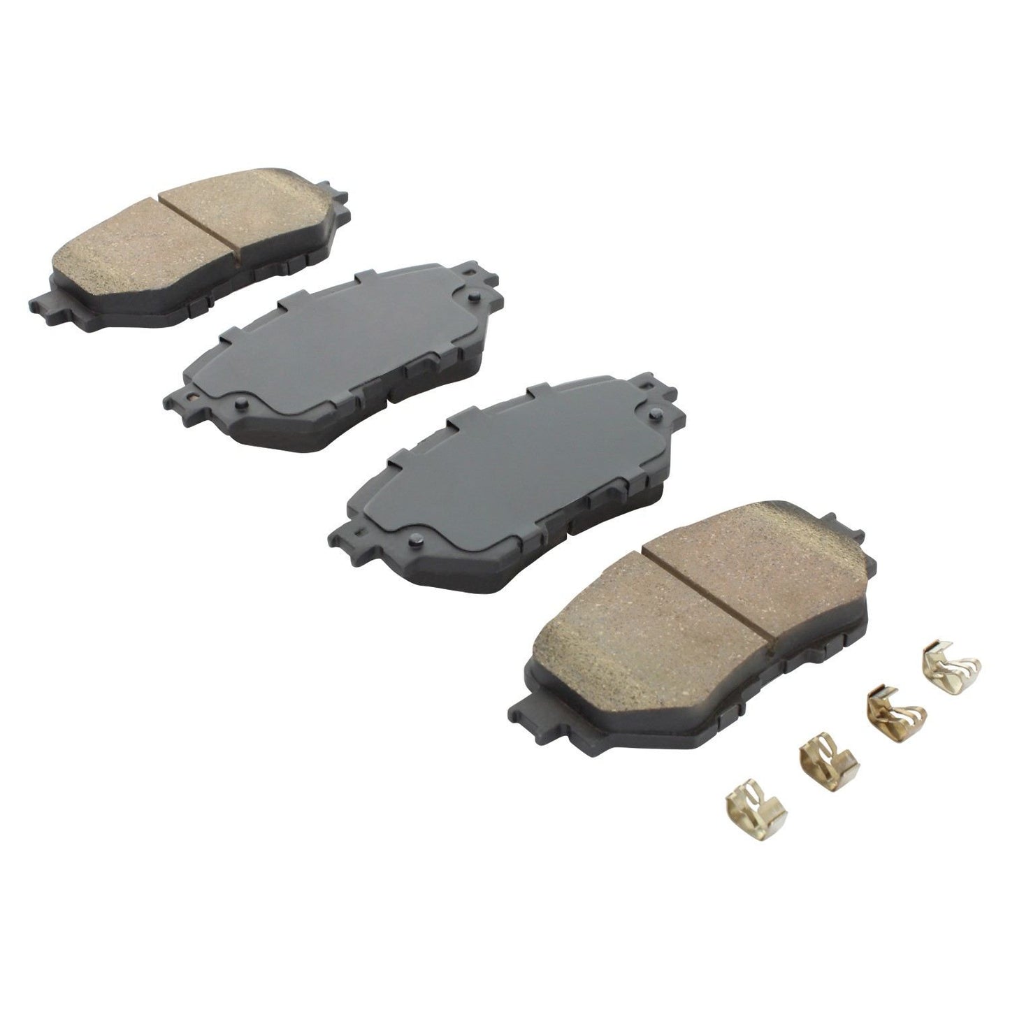 Angle View of Front Disc Brake Pad Set MPA 1000-1759C