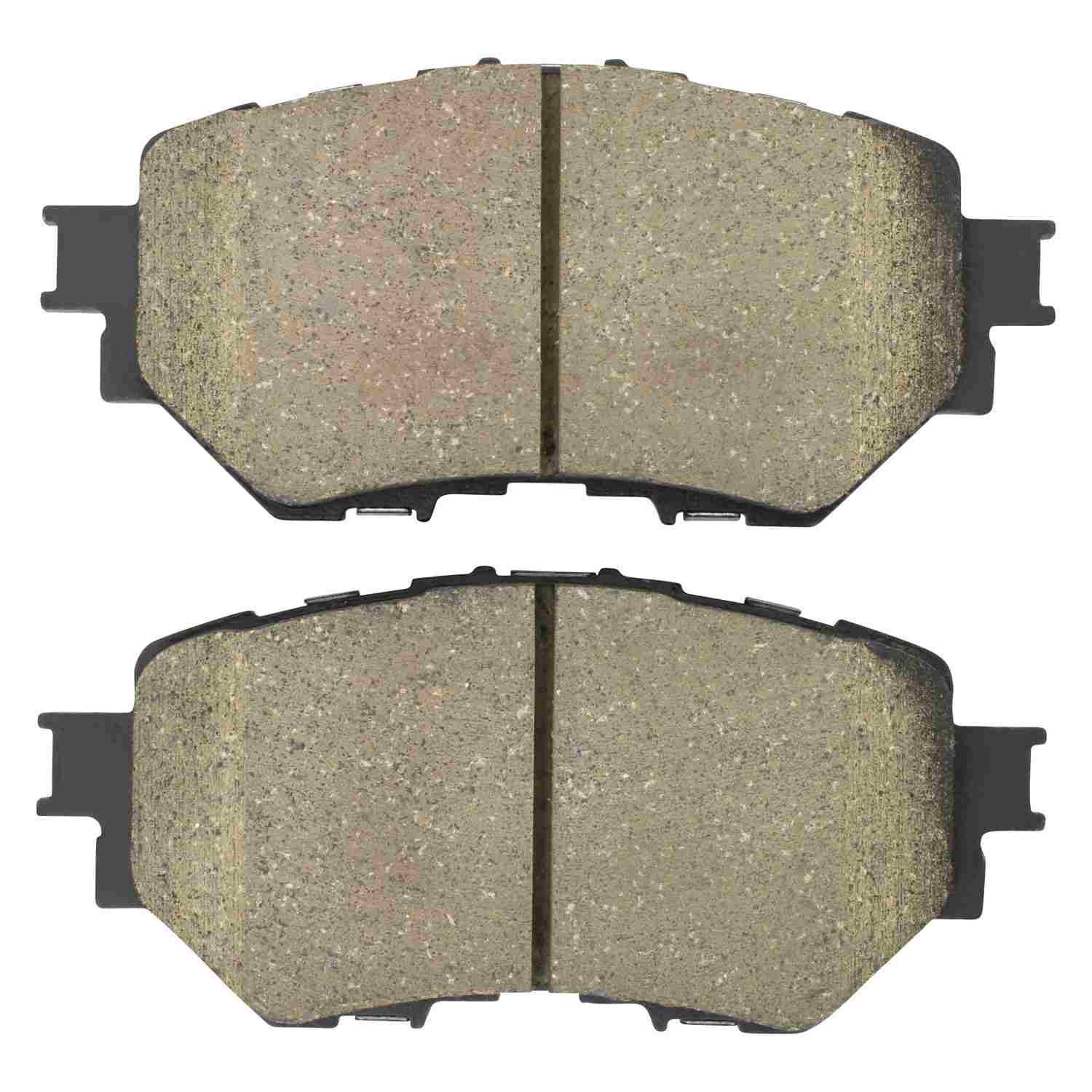 Front View of Front Disc Brake Pad Set MPA 1000-1759C