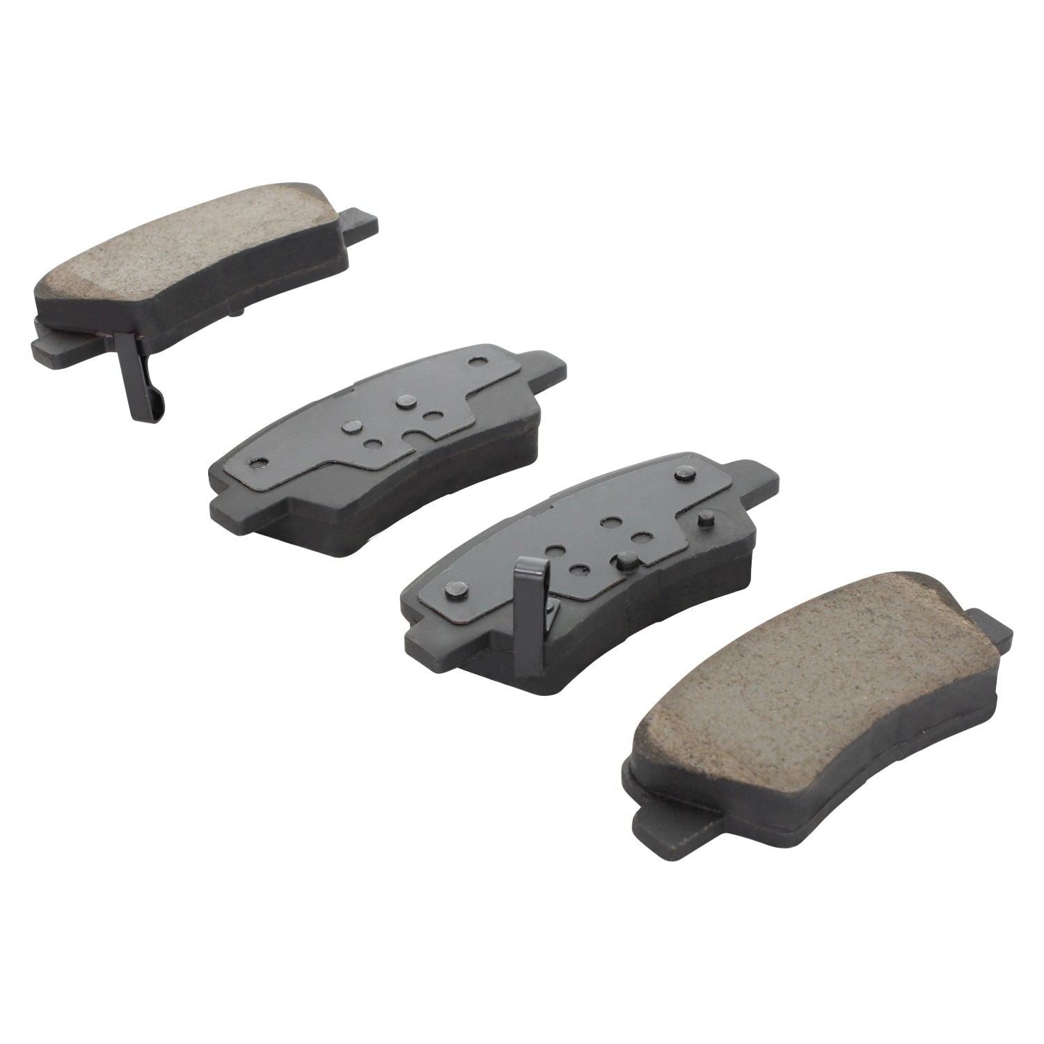 Angle View of Rear Disc Brake Pad Set MPA 1000-1812C