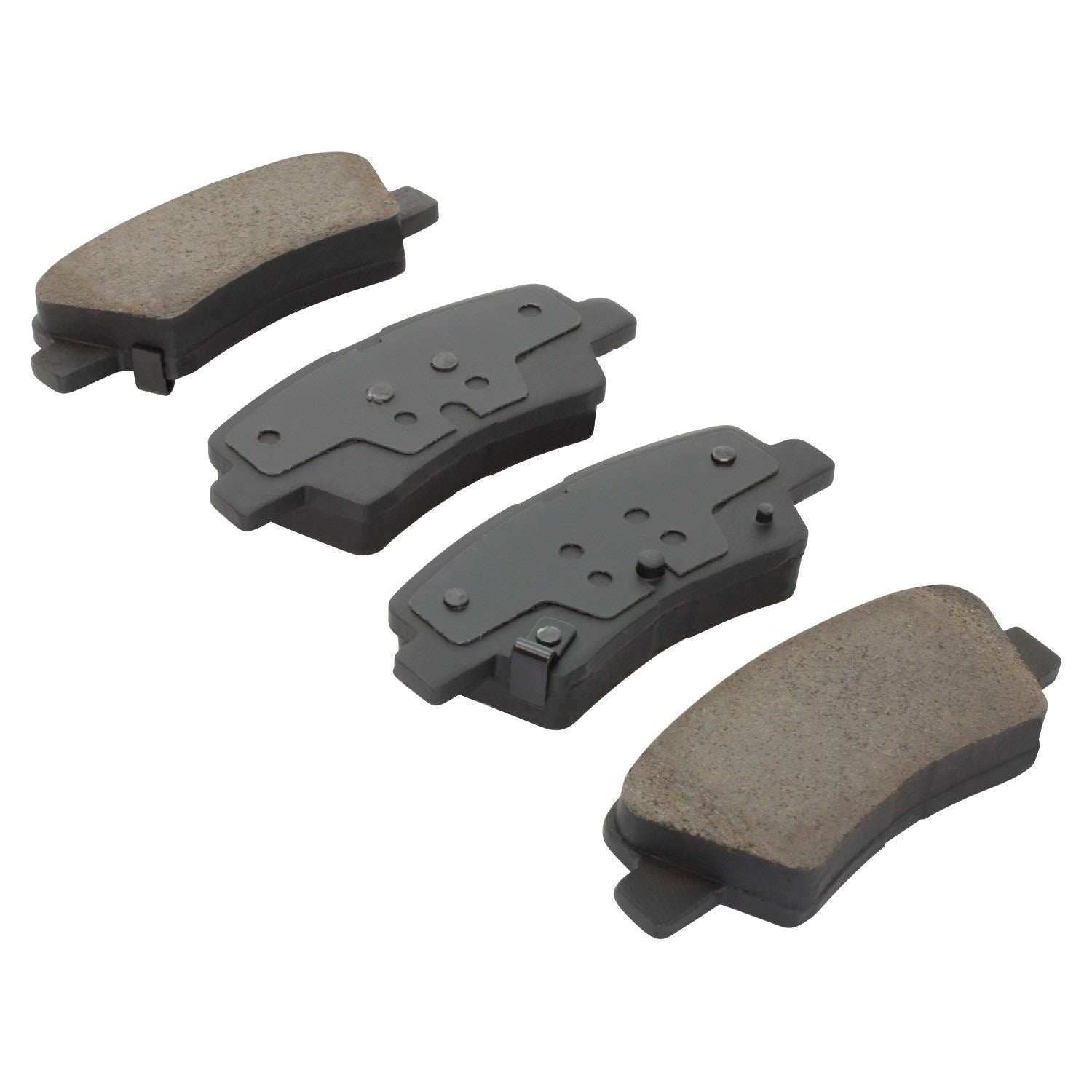 Angle View of Rear Disc Brake Pad Set MPA 1000-1813C