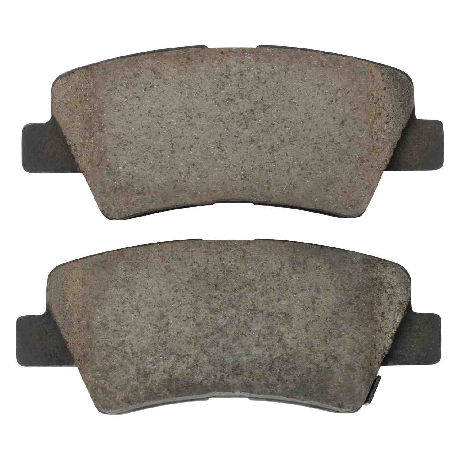 Front View of Rear Disc Brake Pad Set MPA 1000-1813C