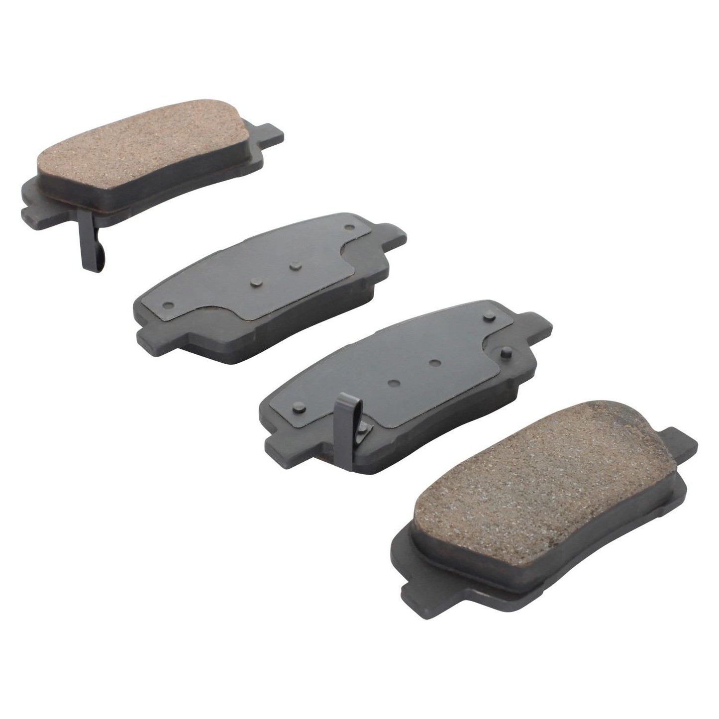 Angle View of Rear Disc Brake Pad Set MPA 1000-1916C