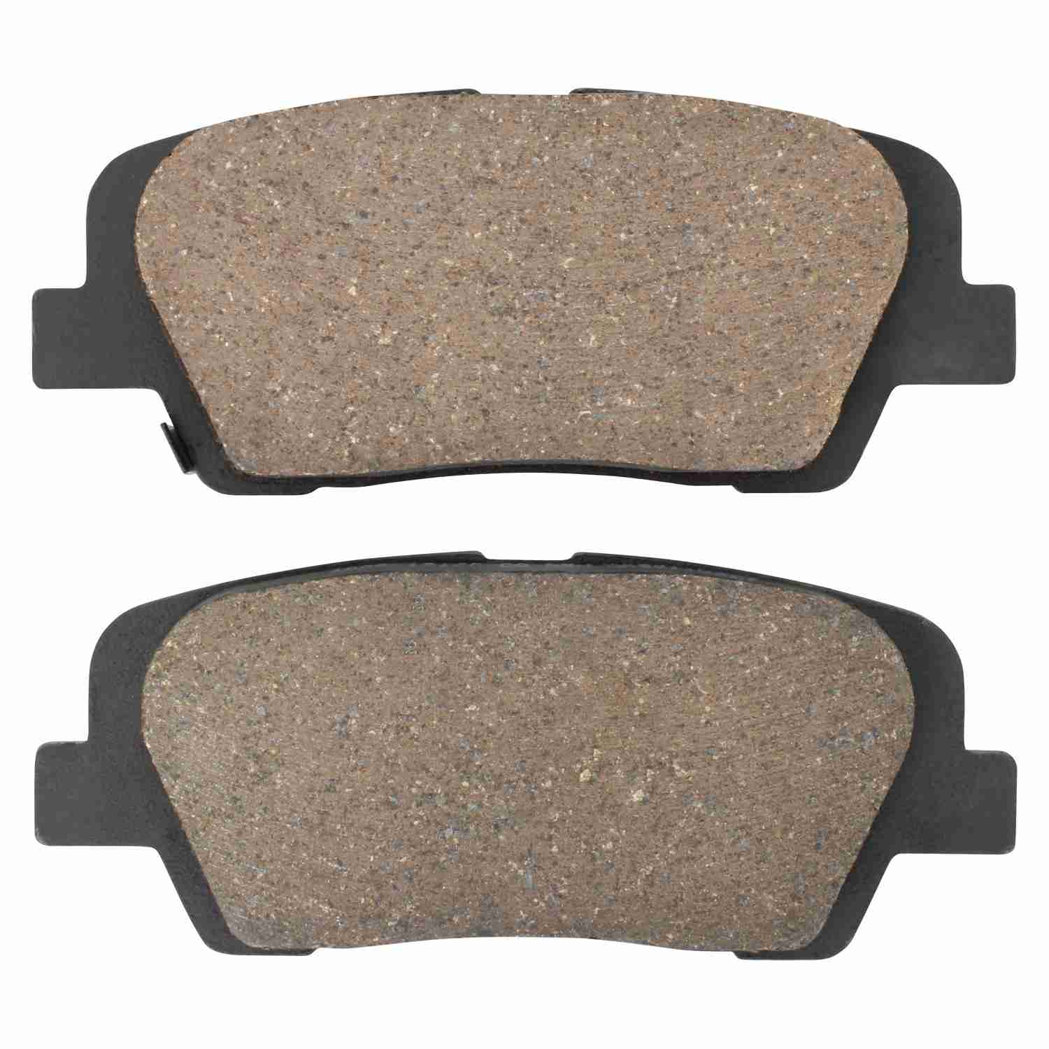 Front View of Rear Disc Brake Pad Set MPA 1000-1916C