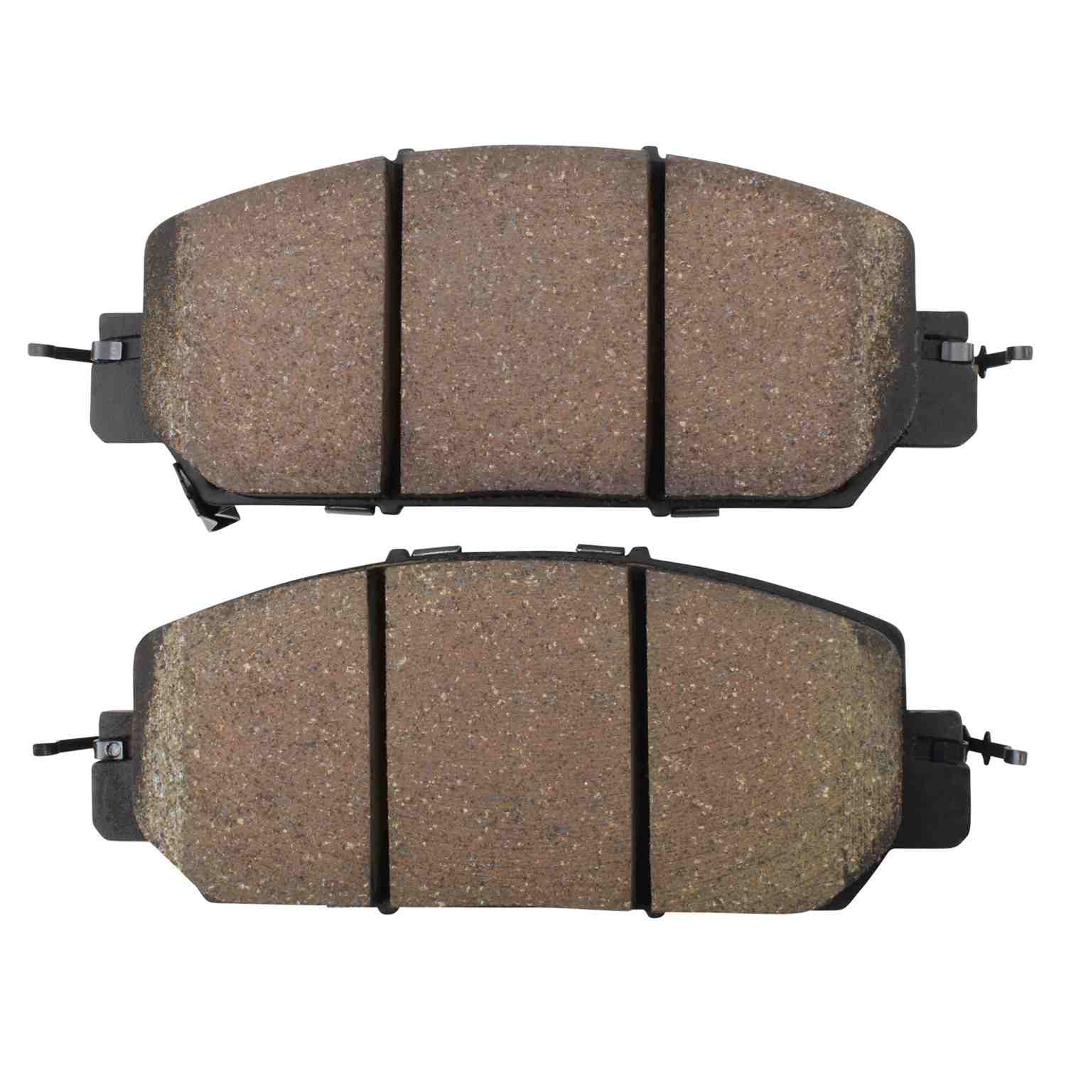 Front View of Front Disc Brake Pad Set MPA 1000-2036C