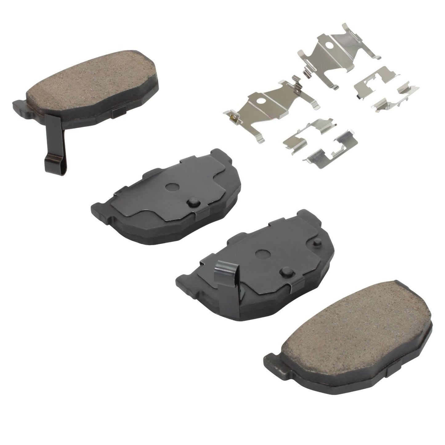 Angle View of Rear Disc Brake Pad Set MPA 1001-0323C