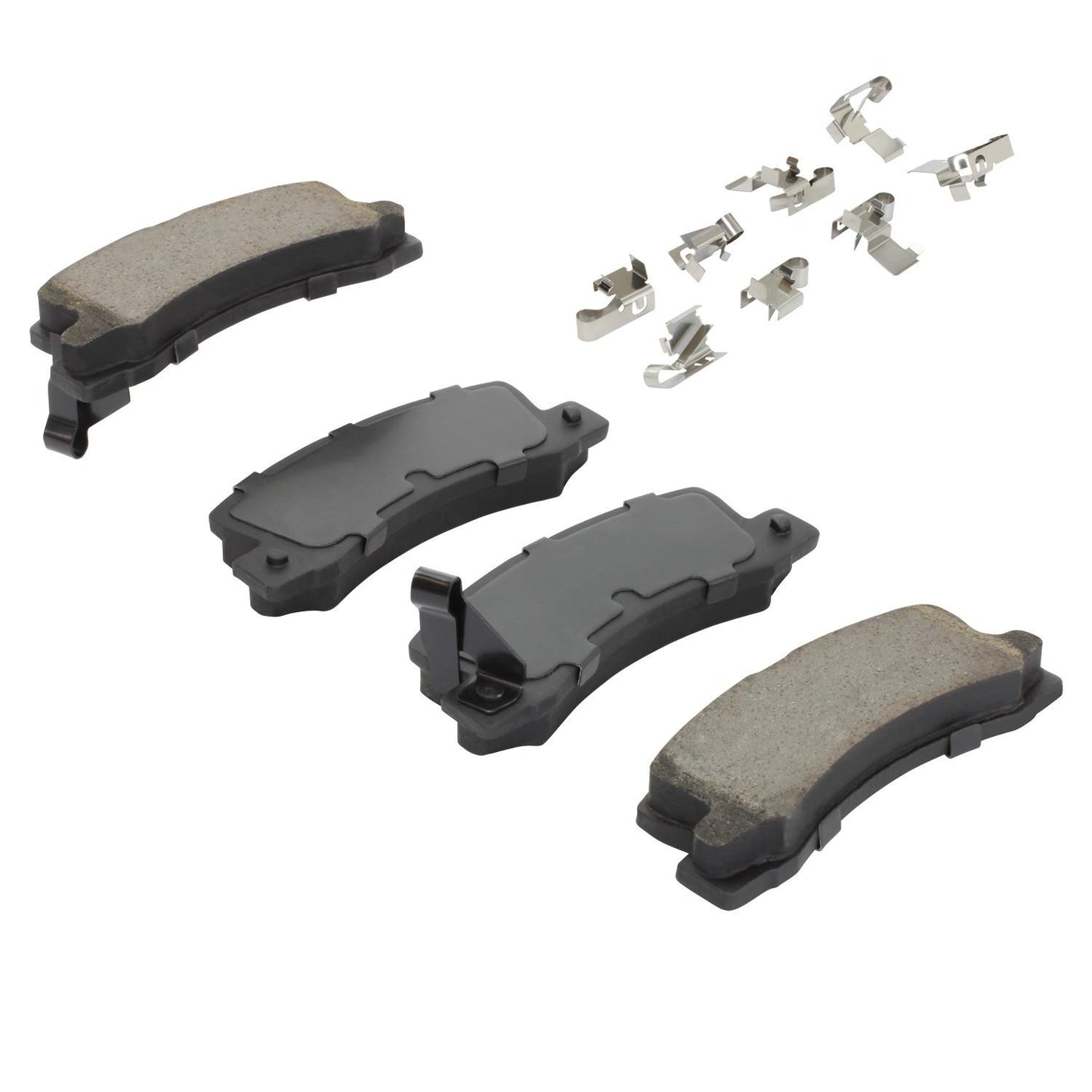 Angle View of Rear Disc Brake Pad Set MPA 1001-0325C