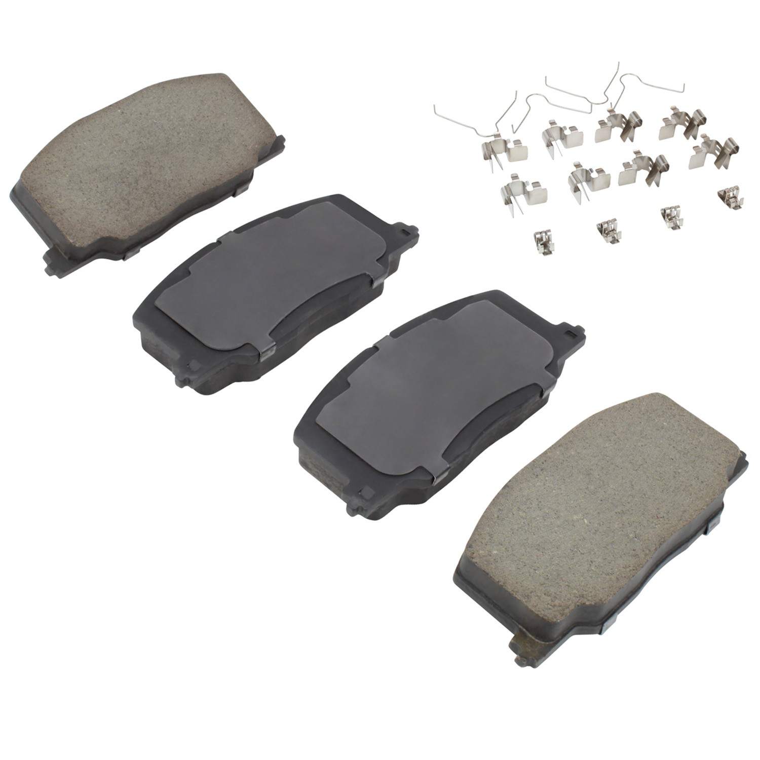 Angle View of Front Disc Brake Pad Set MPA 1001-0356C