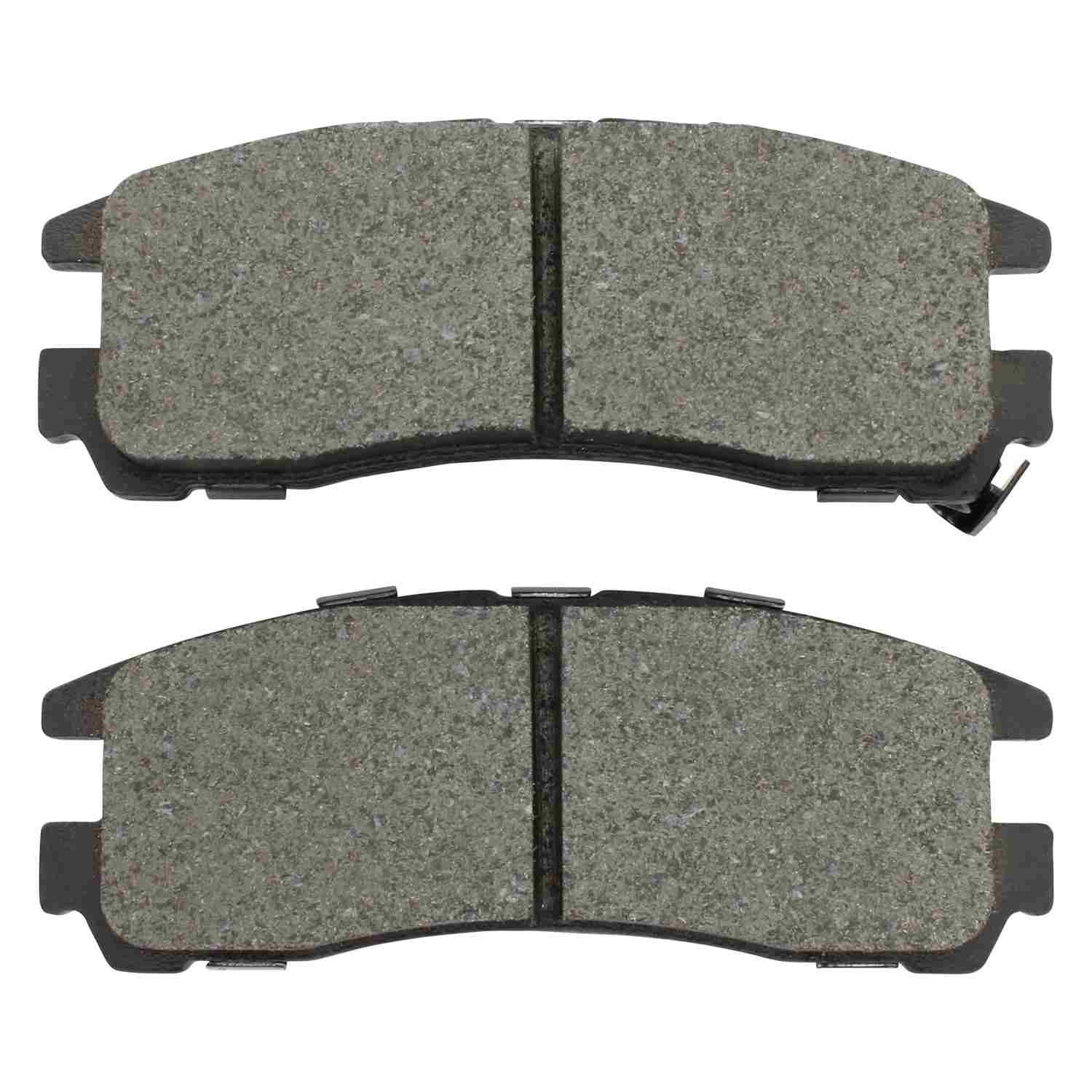 Front View of Rear Disc Brake Pad Set MPA 1001-0383C