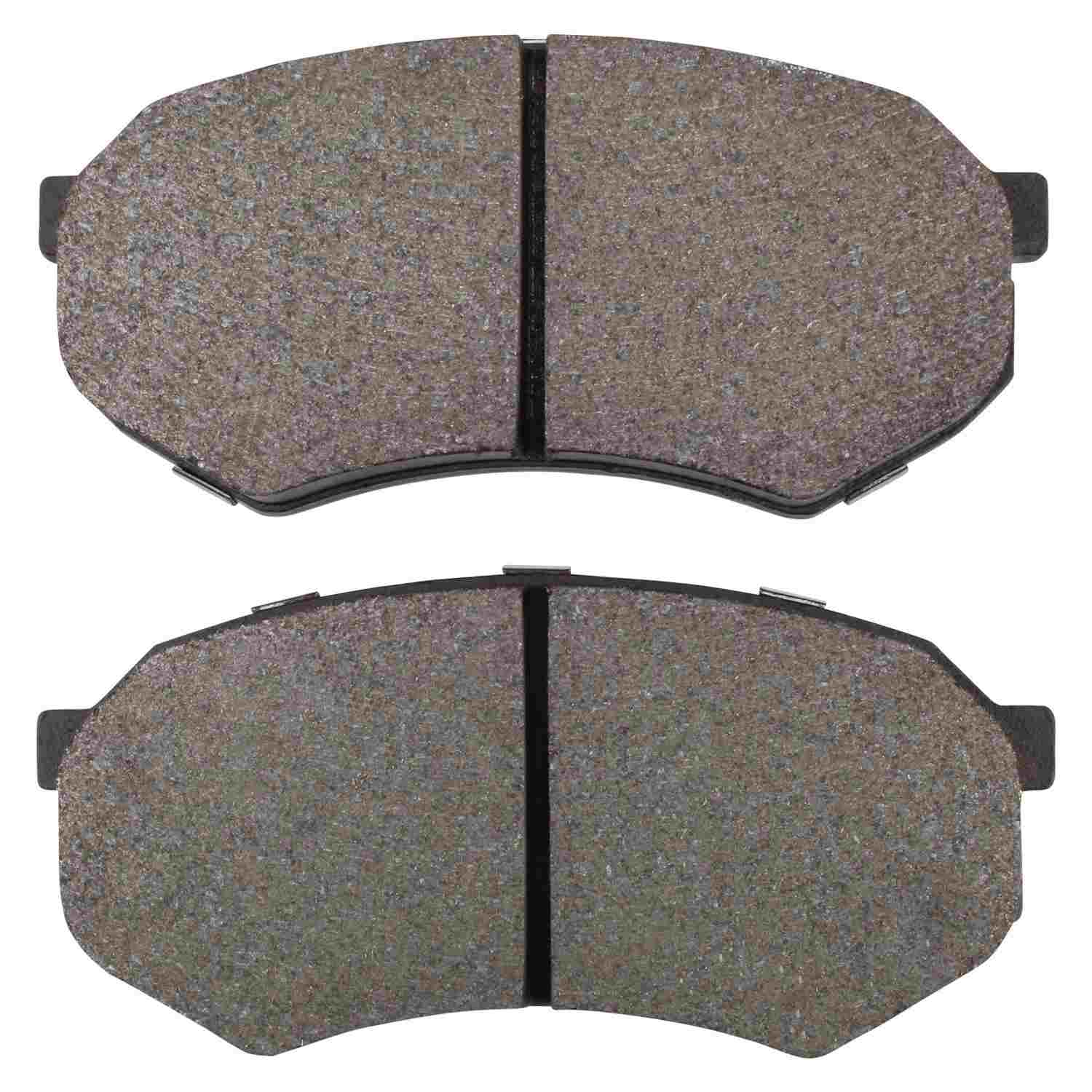 Front View of Front Disc Brake Pad Set MPA 1001-0389C