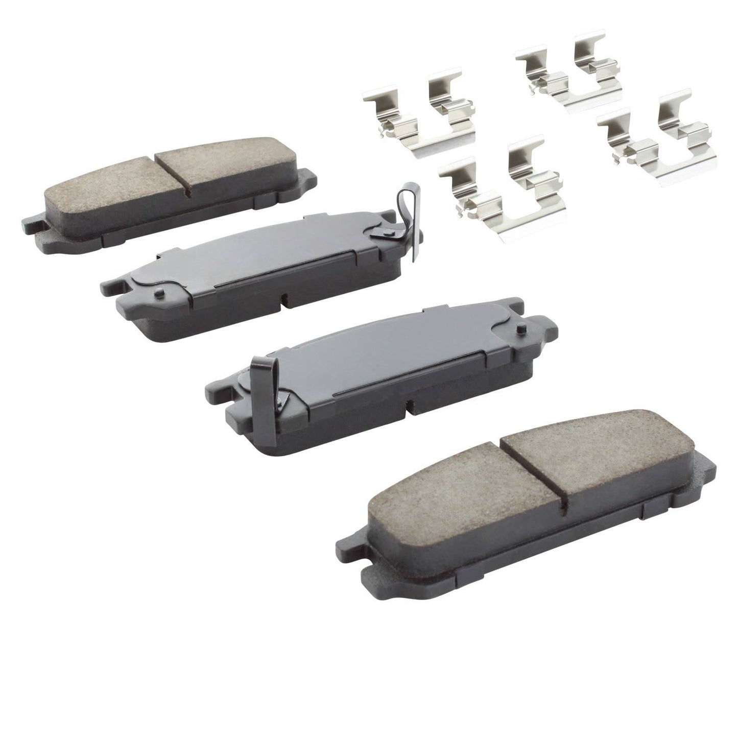 Angle View of Rear Disc Brake Pad Set MPA 1001-0471C