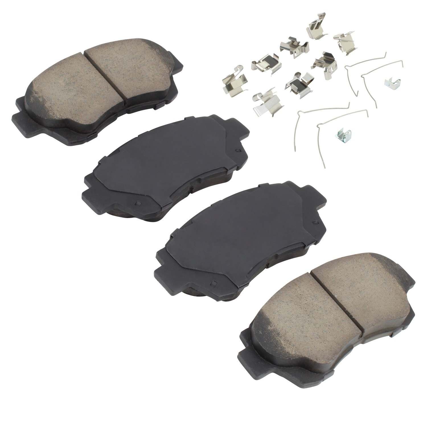 Angle View of Front Disc Brake Pad Set MPA 1001-0476AC