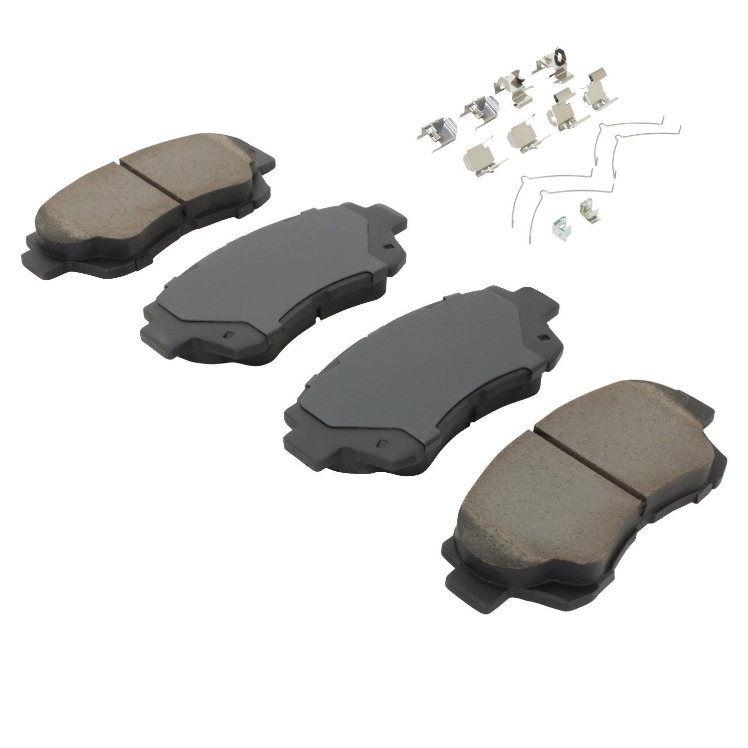 Angle View of Front Disc Brake Pad Set MPA 1001-0476C