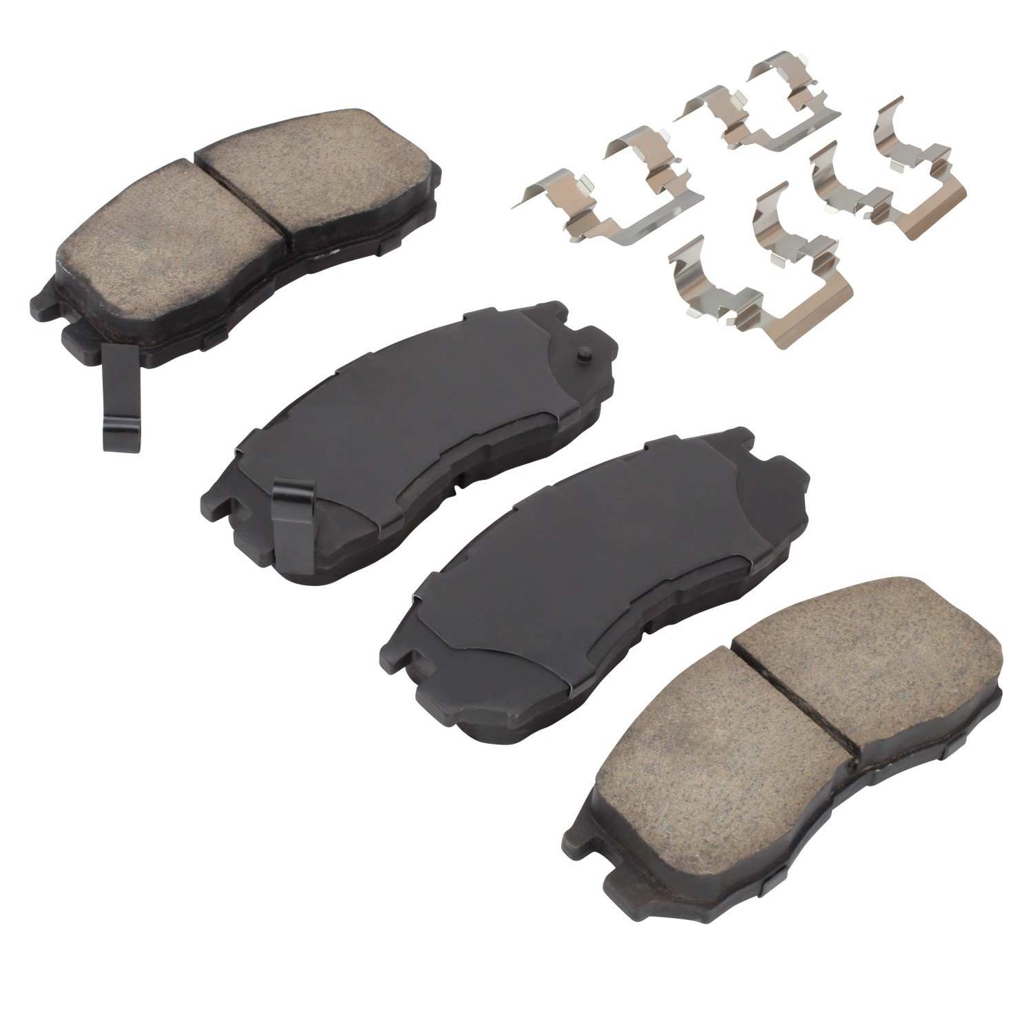 Angle View of Front Disc Brake Pad Set MPA 1001-0484C