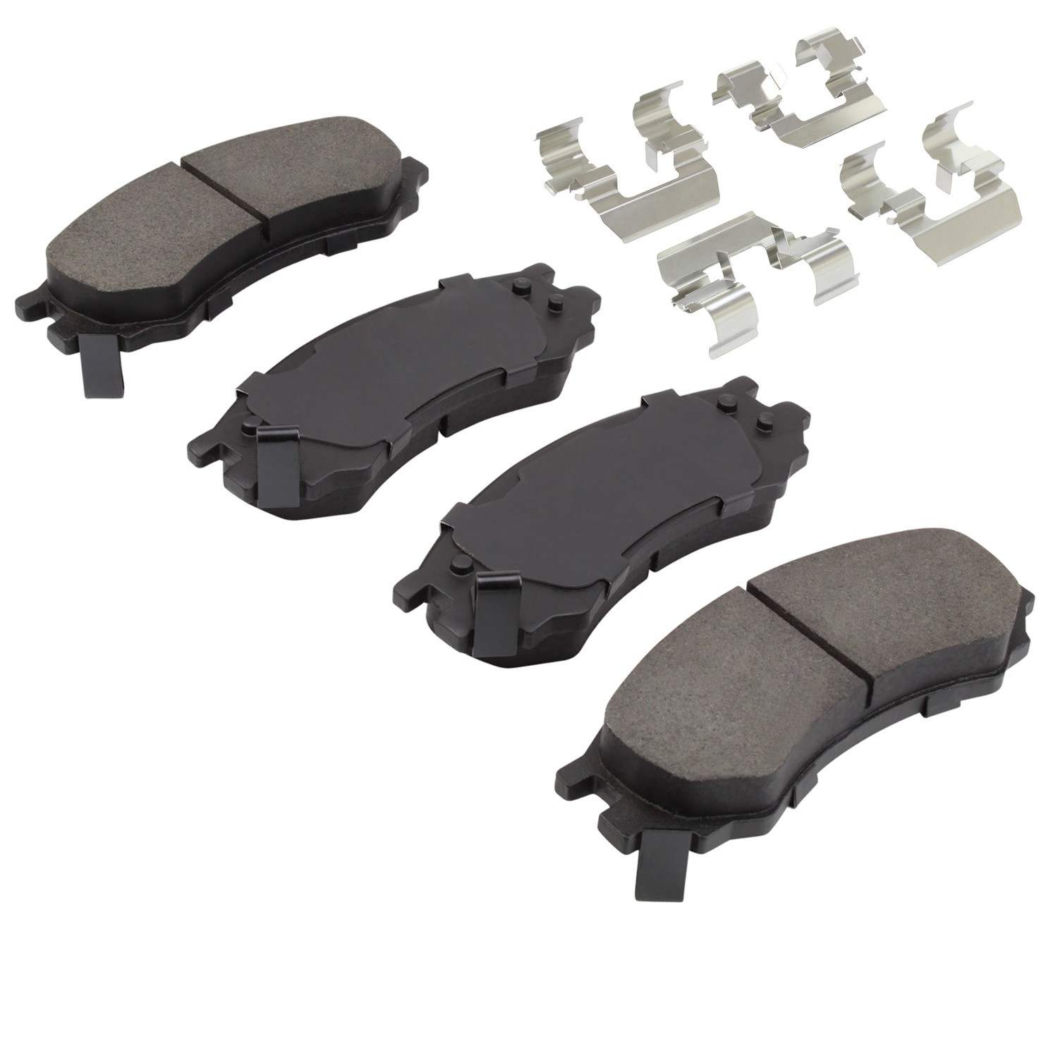 Angle View of Front Disc Brake Pad Set MPA 1001-0507C