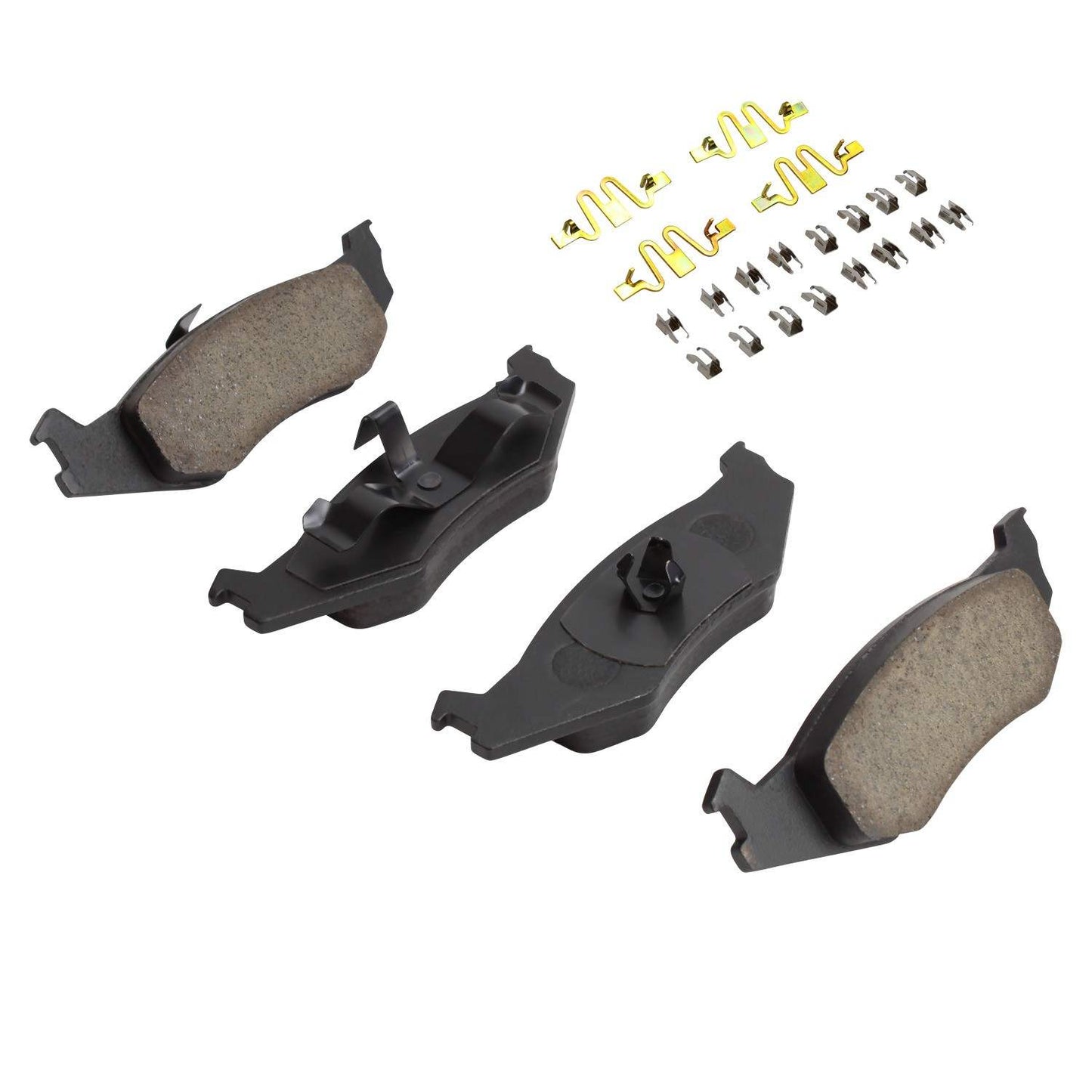 Angle View of Rear Disc Brake Pad Set MPA 1001-0512C