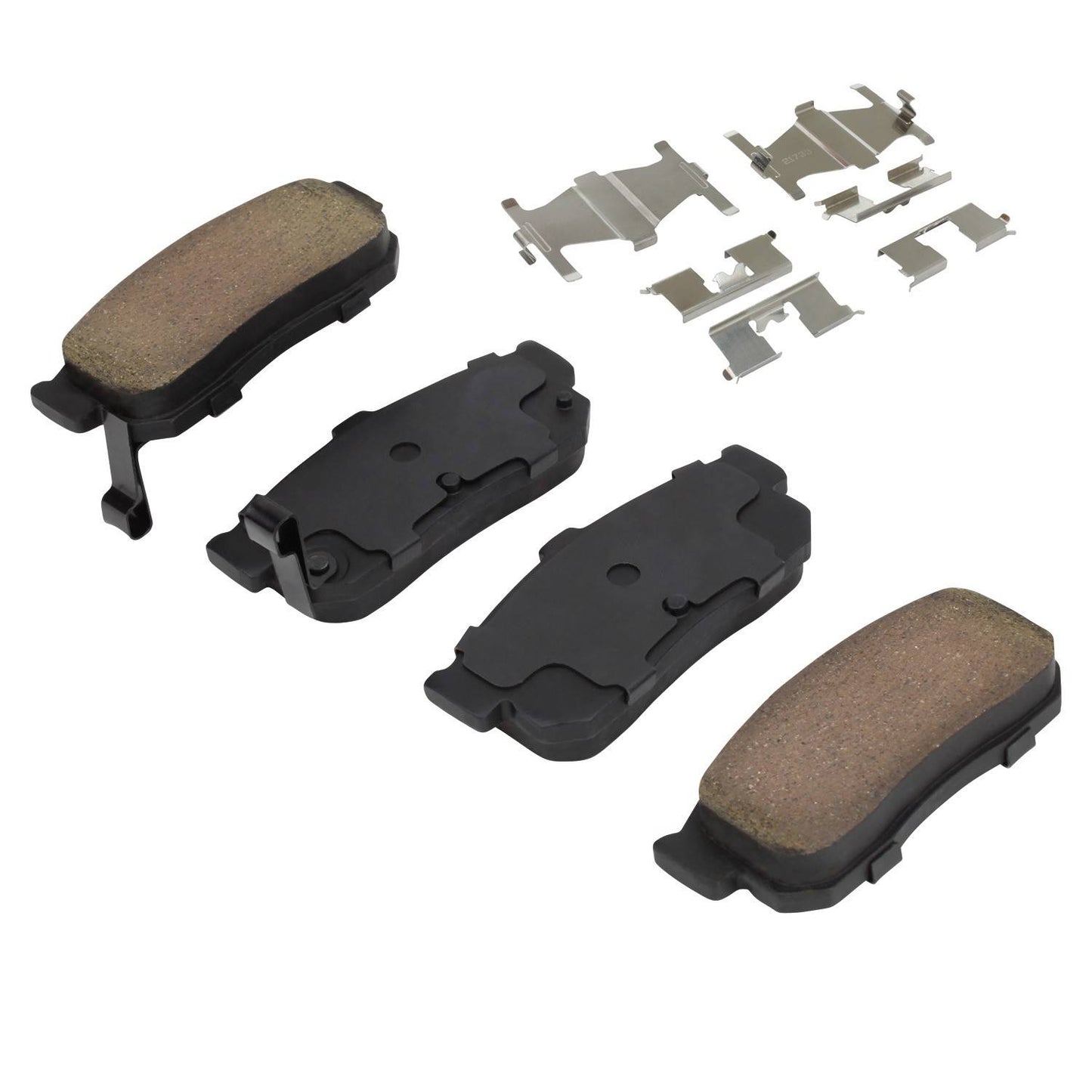 Angle View of Rear Disc Brake Pad Set MPA 1001-0540C