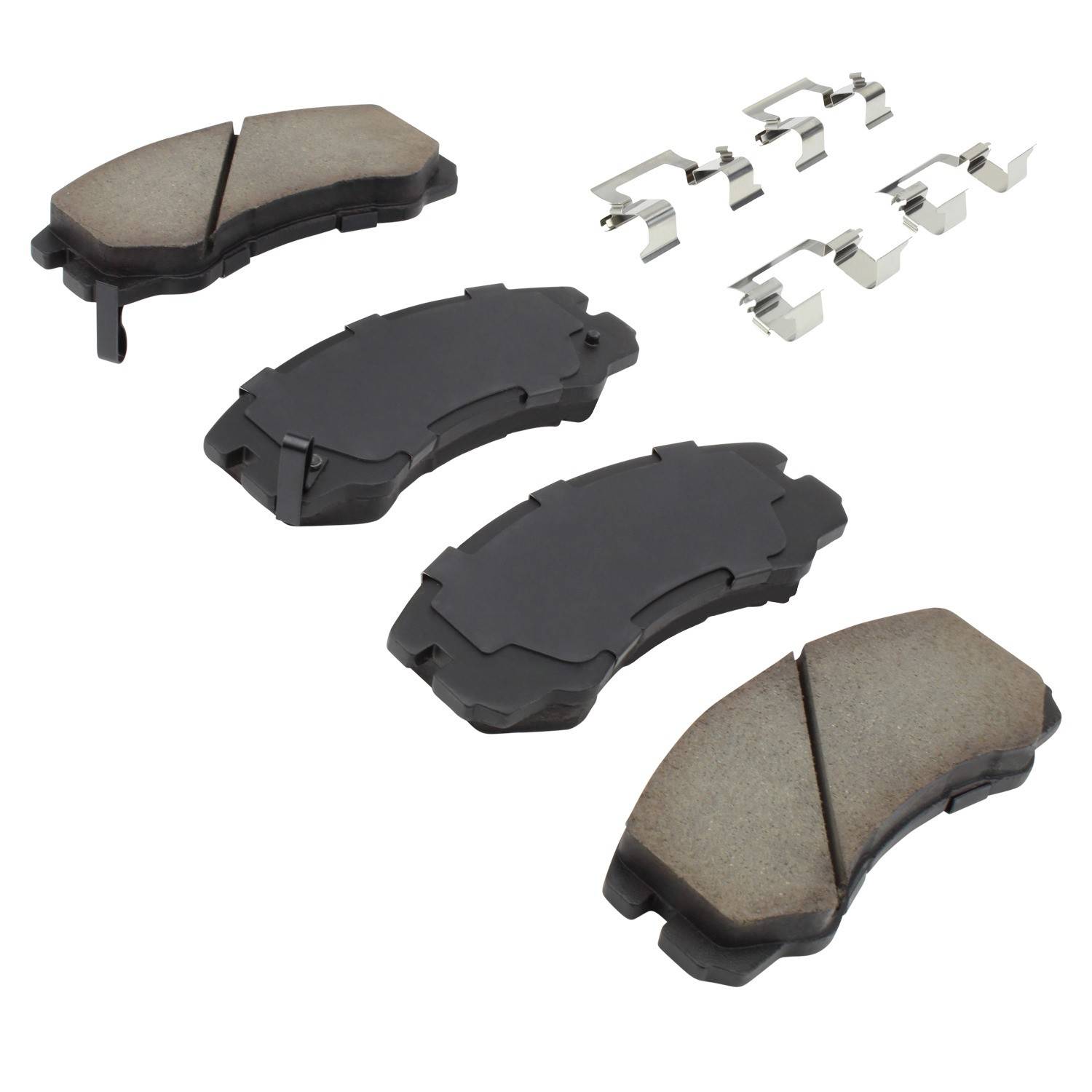 Angle View of Front Disc Brake Pad Set MPA 1001-0579C