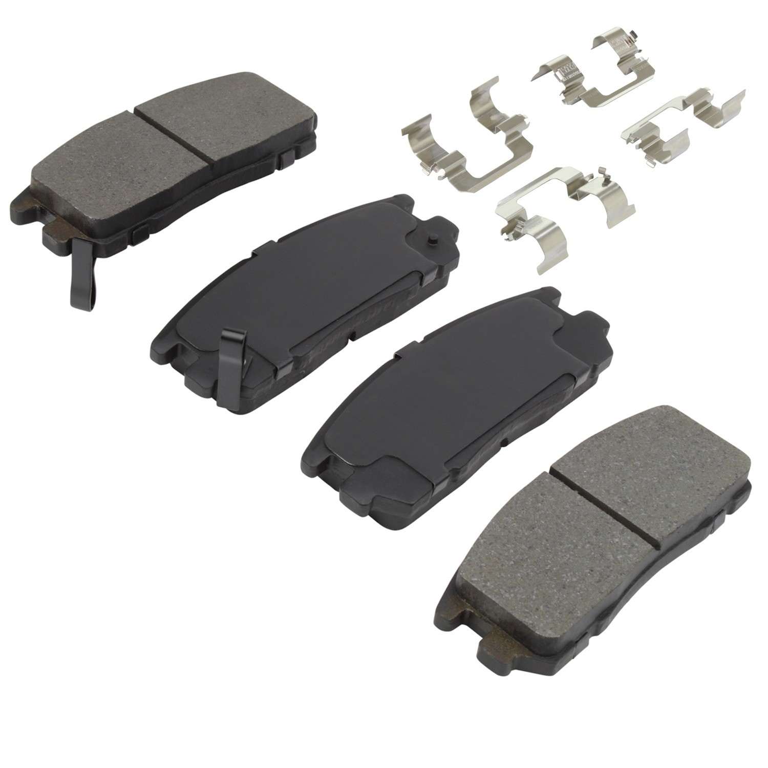 Angle View of Rear Disc Brake Pad Set MPA 1001-0580C