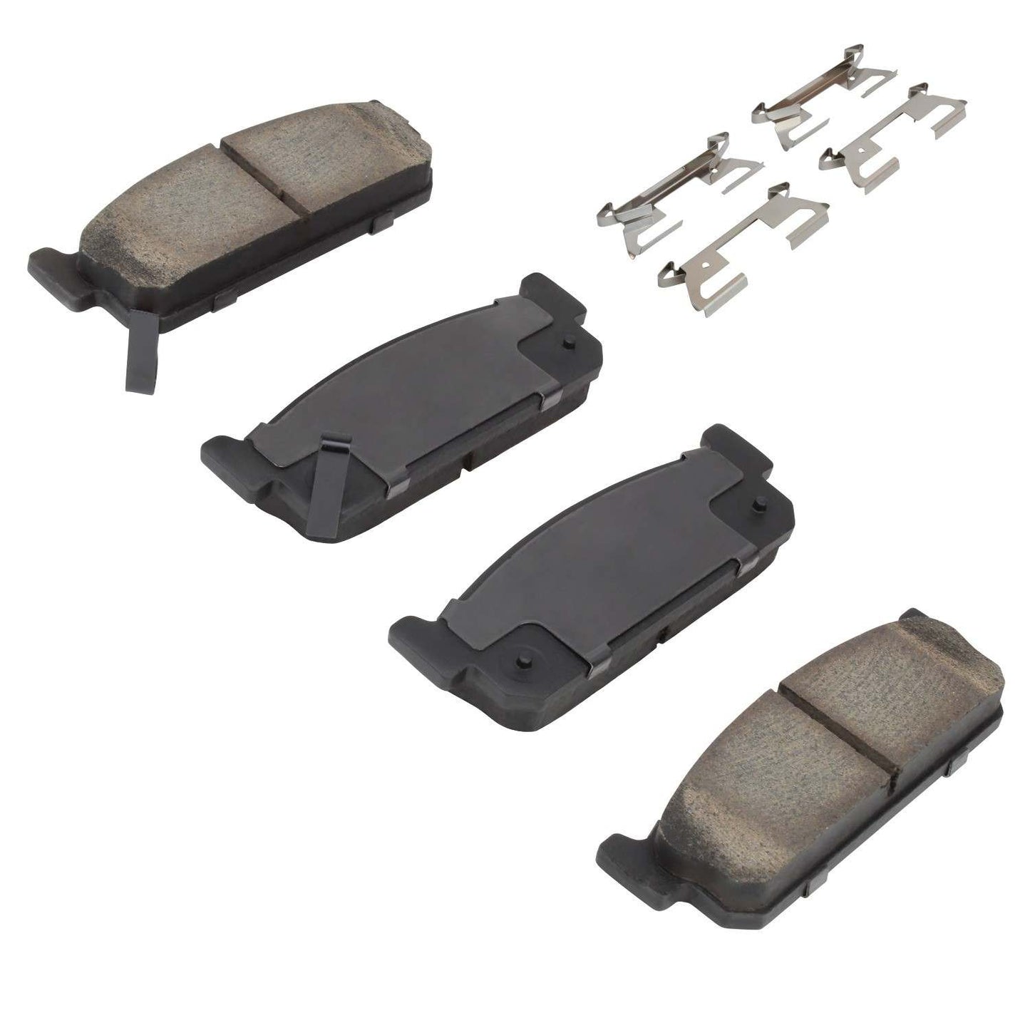 Angle View of Rear Disc Brake Pad Set MPA 1001-0588C