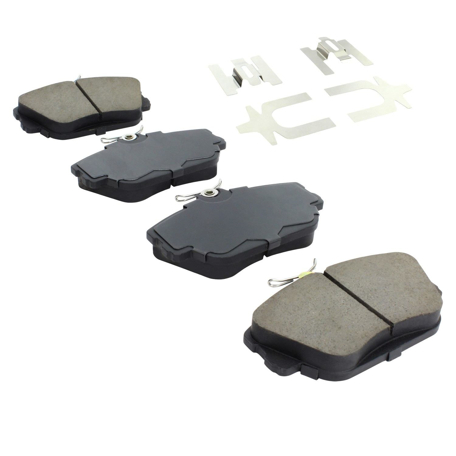 Angle View of Front Disc Brake Pad Set MPA 1001-0598C