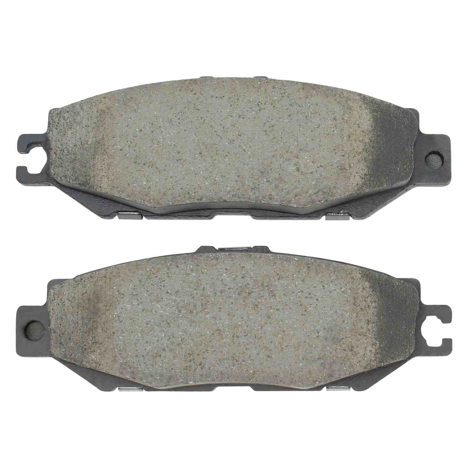 Front View of Rear Disc Brake Pad Set MPA 1001-0613C