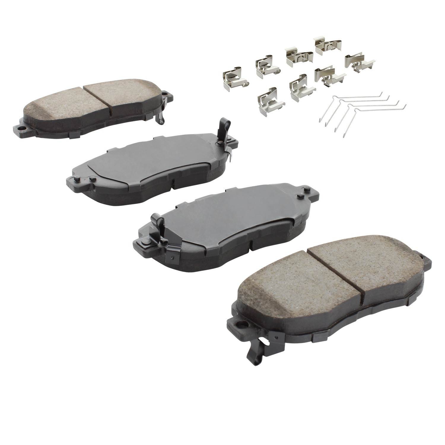 Angle View of Front Disc Brake Pad Set MPA 1001-0619C