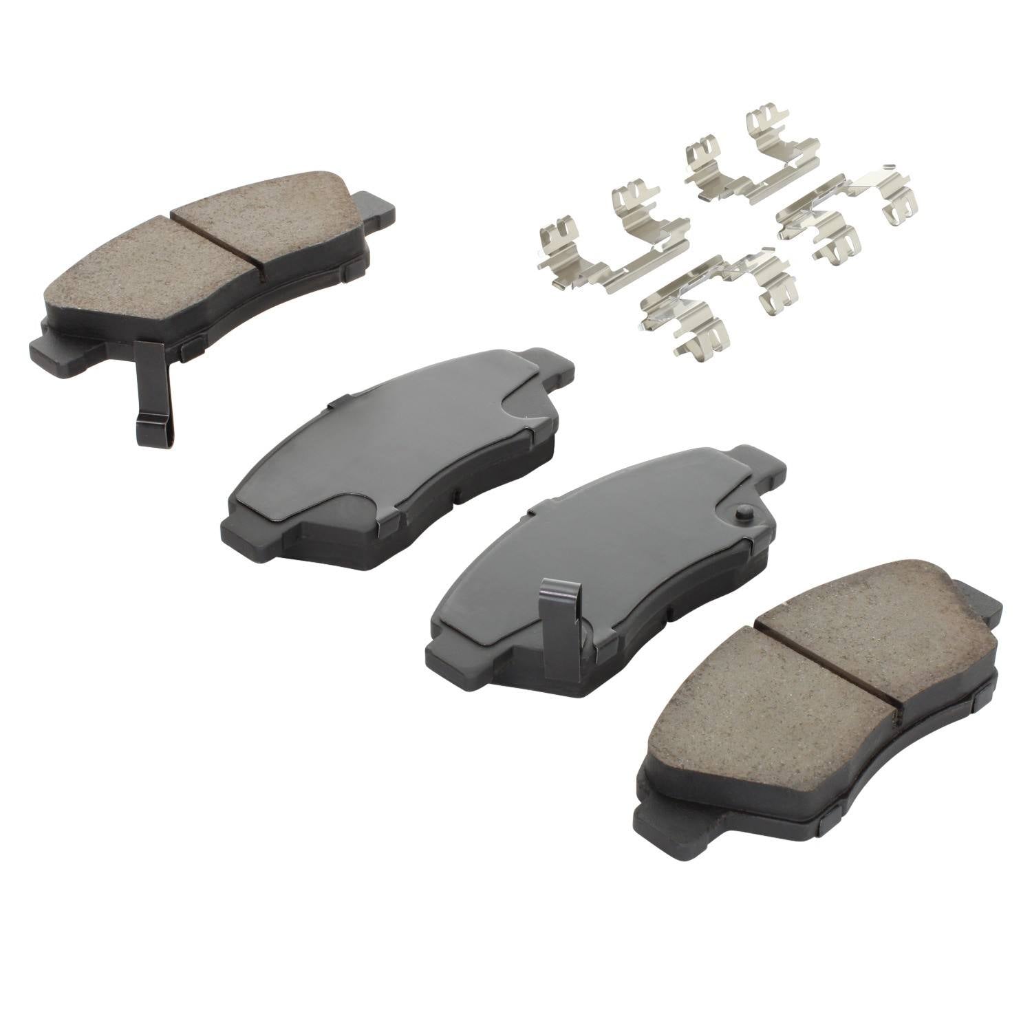 Angle View of Front Disc Brake Pad Set MPA 1001-0621C