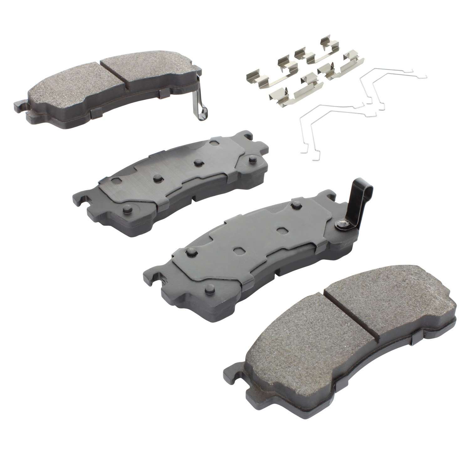 Angle View of Front Disc Brake Pad Set MPA 1001-0637C