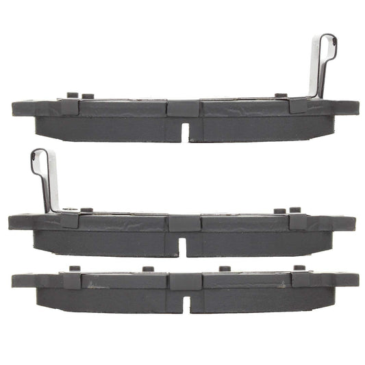 Top View of Front Disc Brake Pad Set MPA 1001-0637C