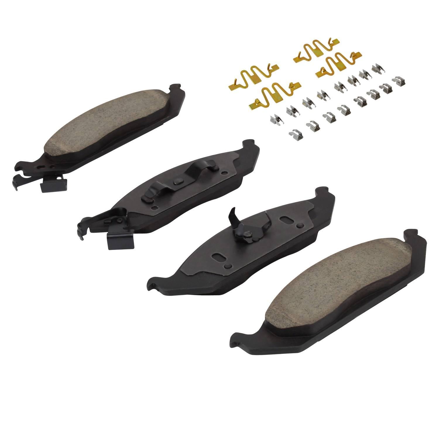 Angle View of Front Disc Brake Pad Set MPA 1001-0650C