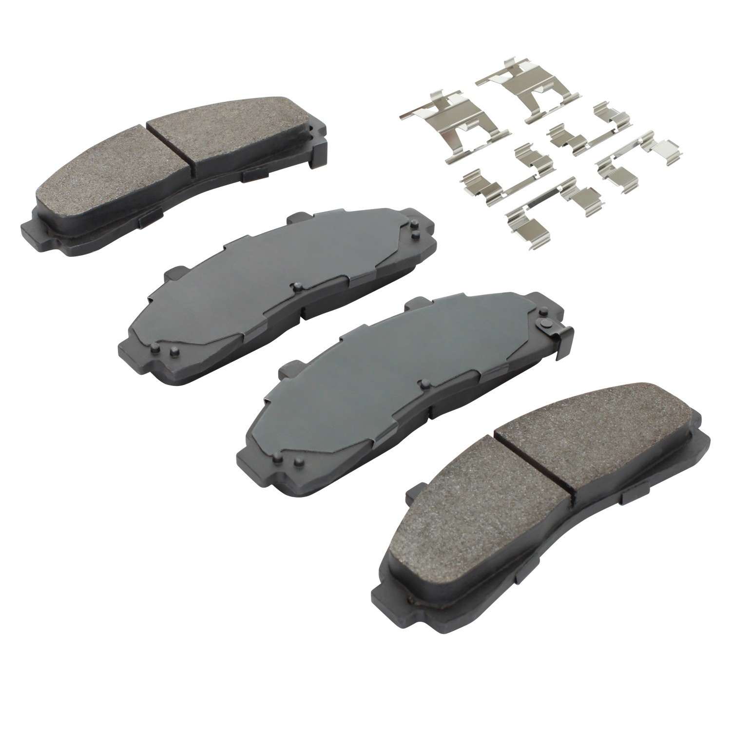 Angle View of Front Disc Brake Pad Set MPA 1001-0652C