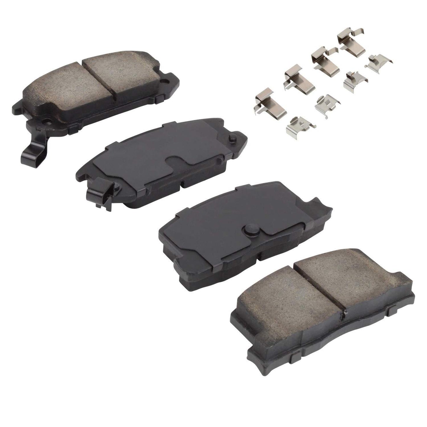 Angle View of Rear Disc Brake Pad Set MPA 1001-0657C