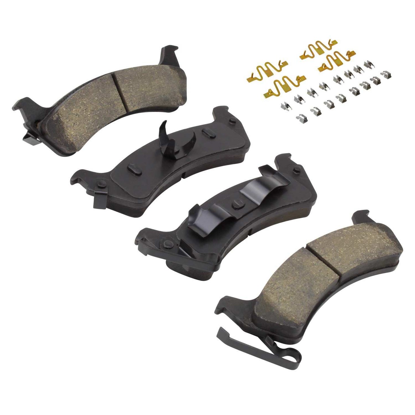 Angle View of Rear Disc Brake Pad Set MPA 1001-0666C