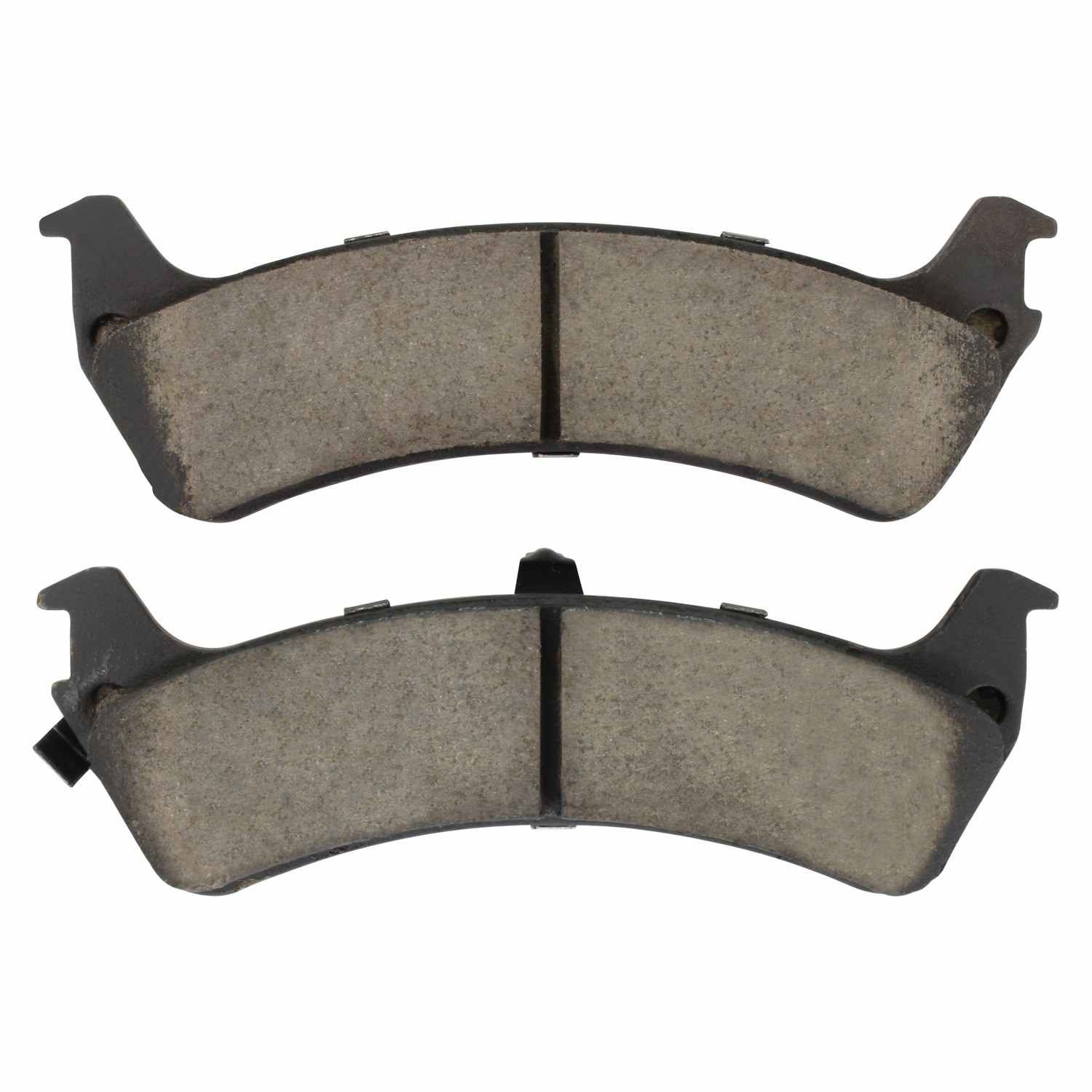 Front View of Rear Disc Brake Pad Set MPA 1001-0667C