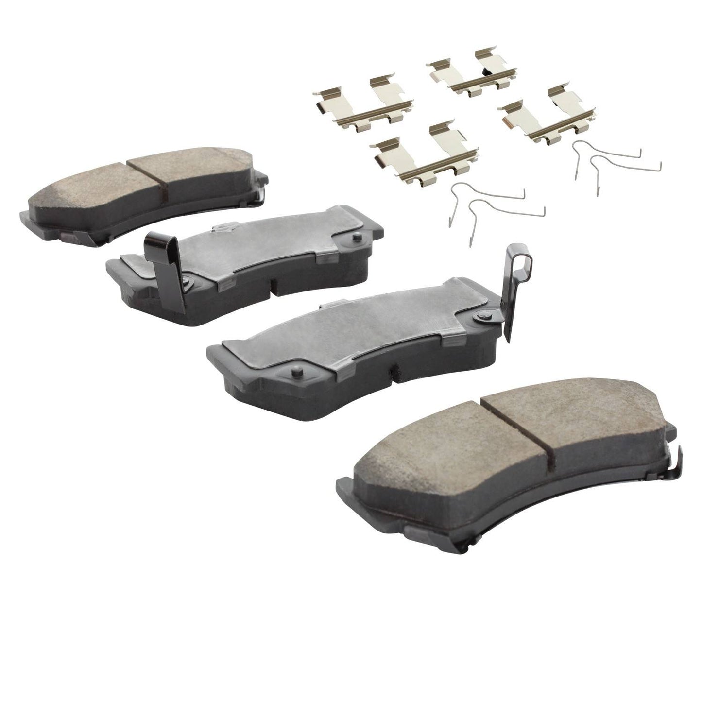 Angle View of Front Disc Brake Pad Set MPA 1001-0668C