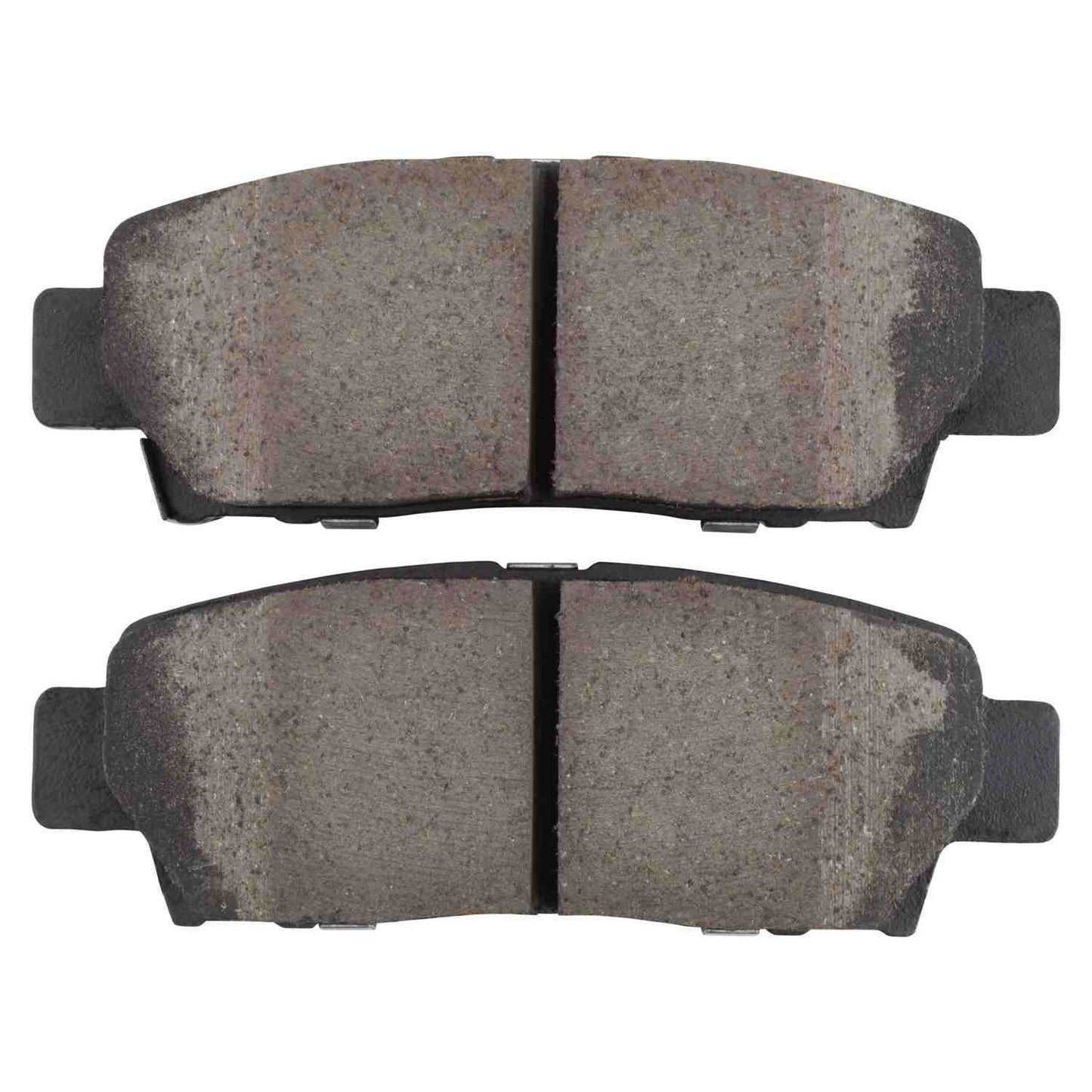 Front View of Rear Disc Brake Pad Set MPA 1001-0672C