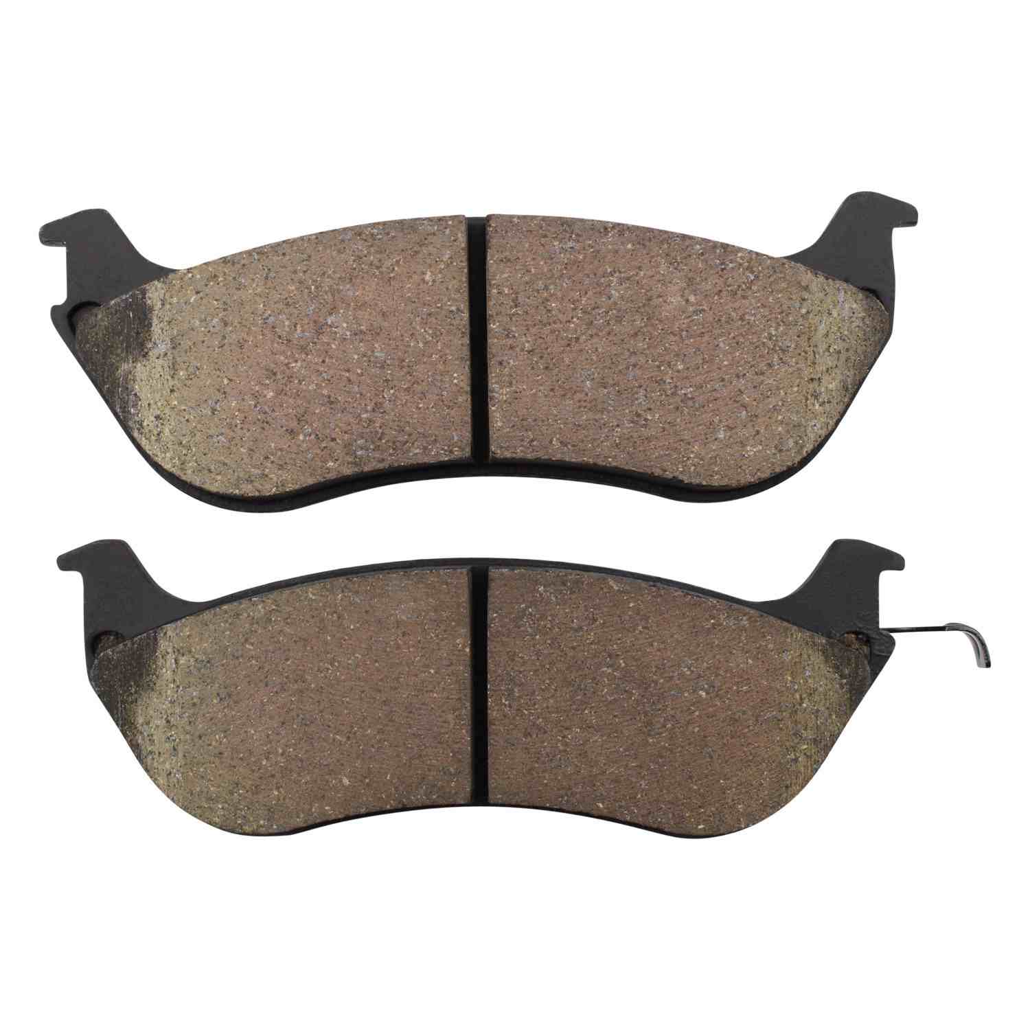 Front View of Rear Disc Brake Pad Set MPA 1001-0674C