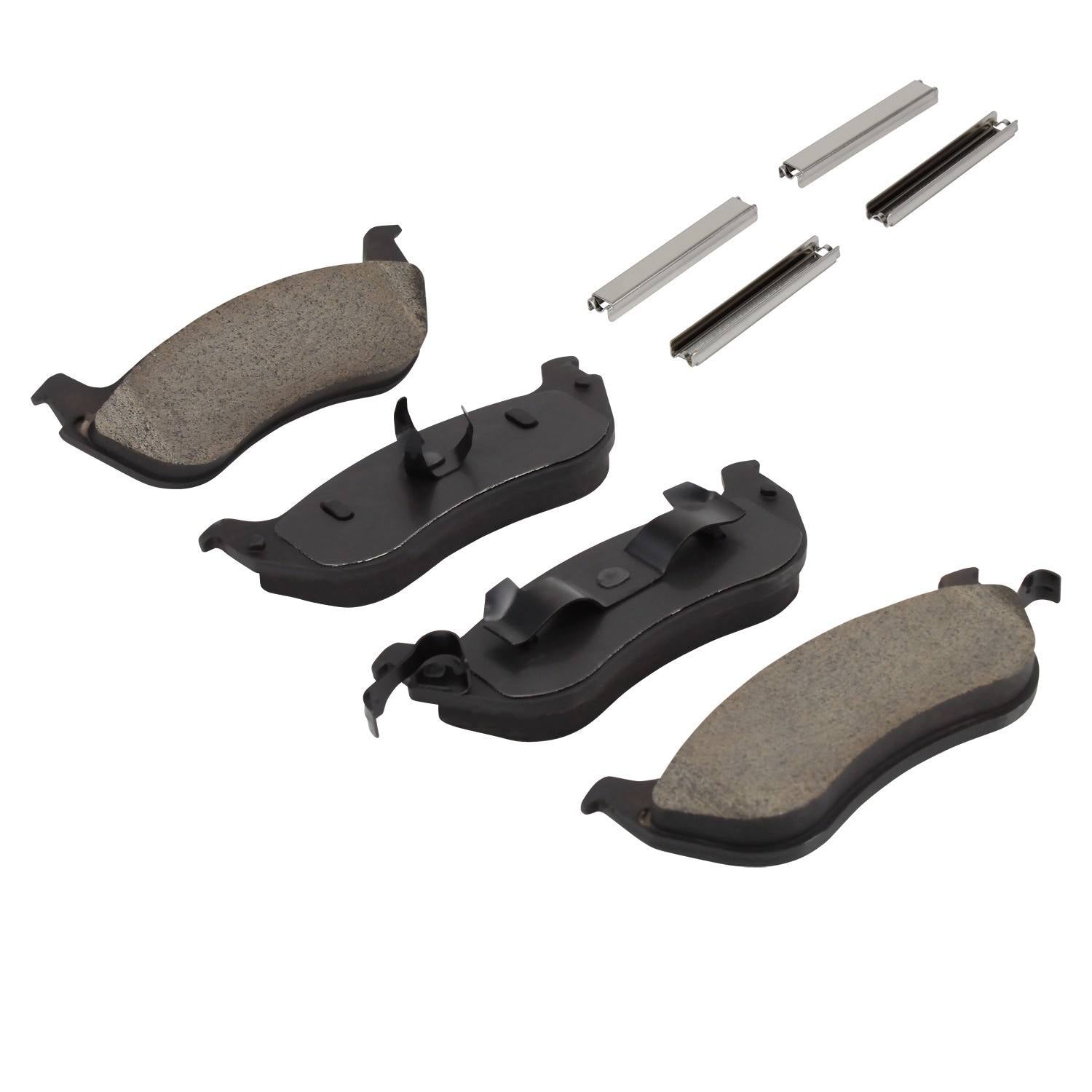 Angle View of Rear Disc Brake Pad Set MPA 1001-0690C