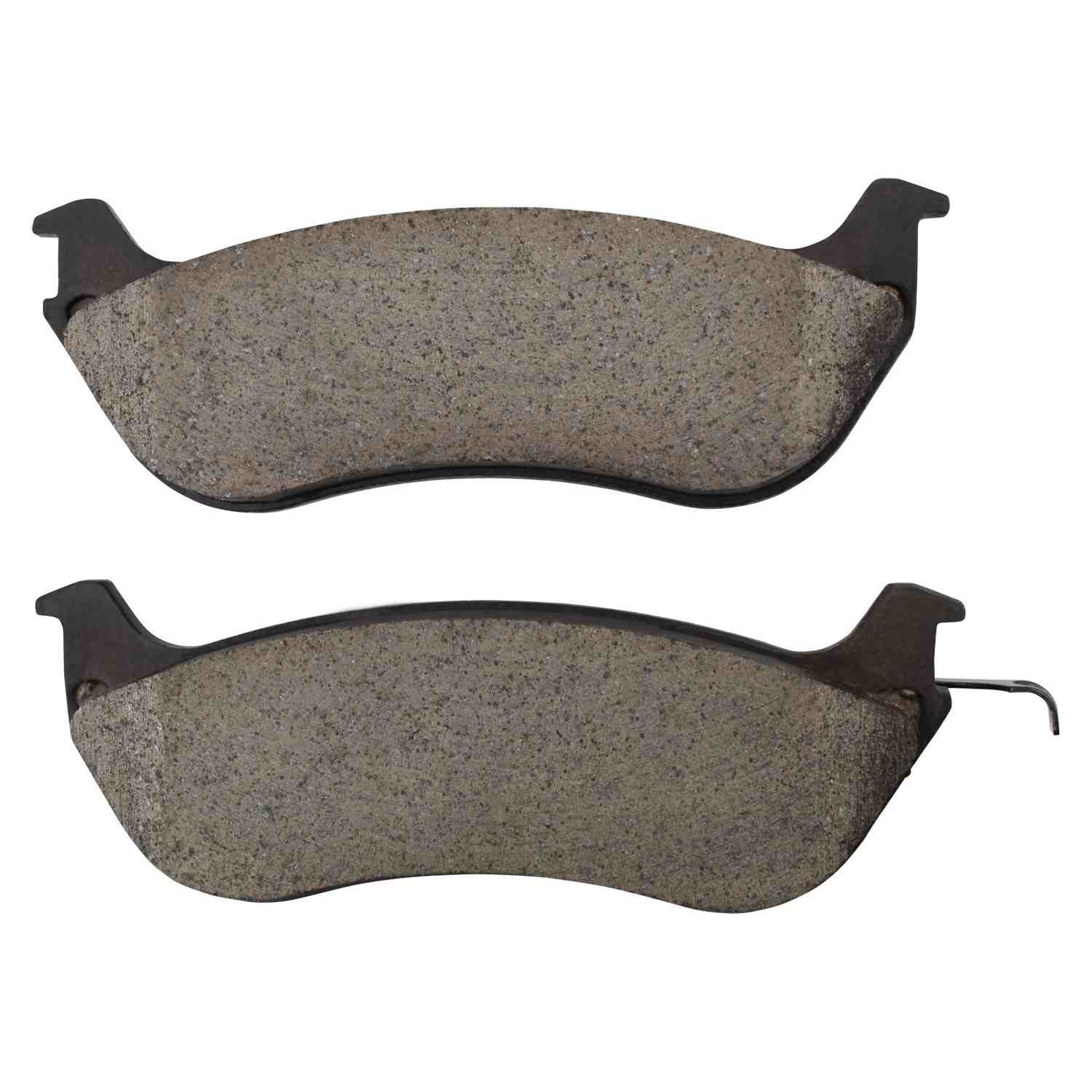 Front View of Rear Disc Brake Pad Set MPA 1001-0690C