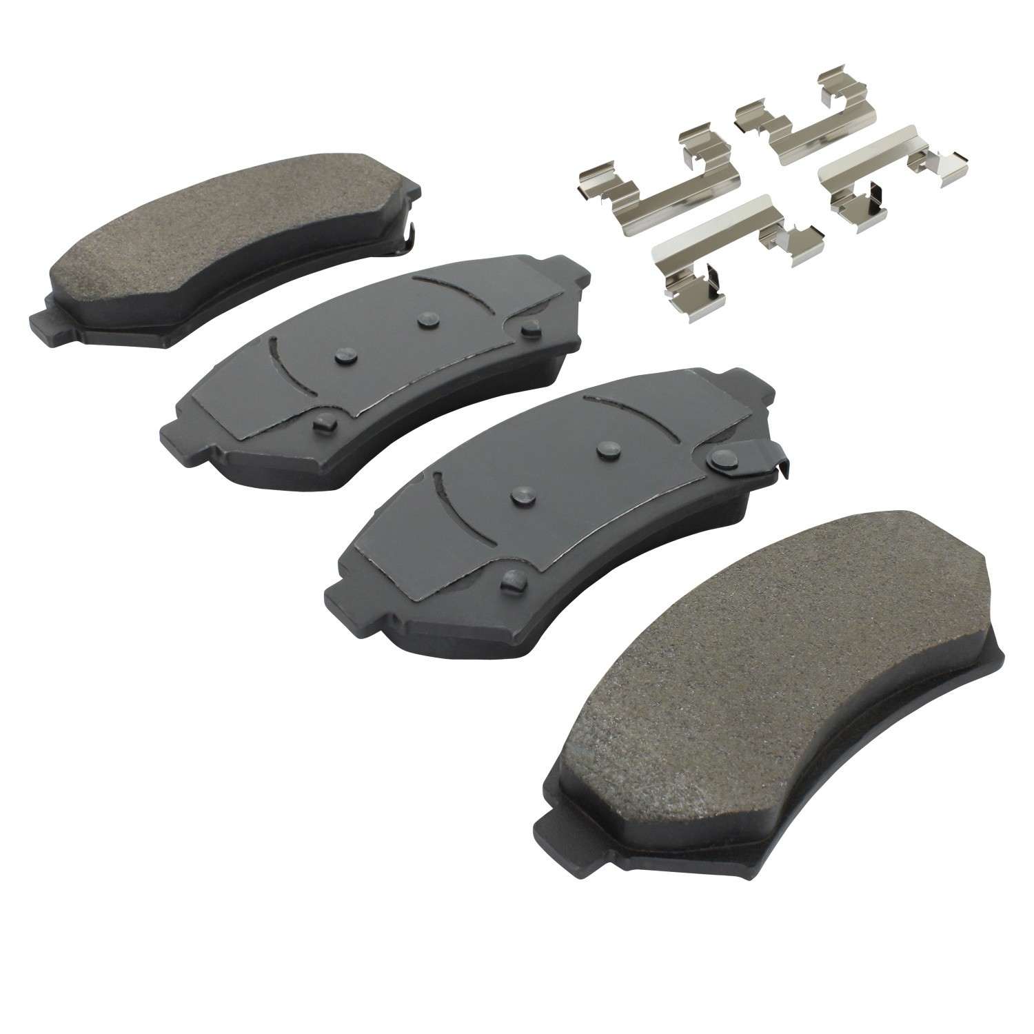 Angle View of Front Disc Brake Pad Set MPA 1001-0699C