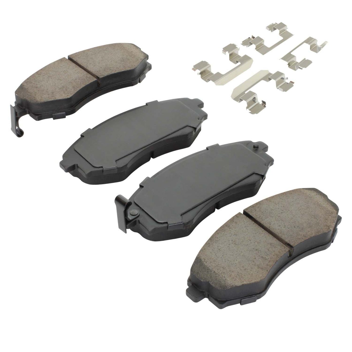 Angle View of Front Disc Brake Pad Set MPA 1001-0700BC