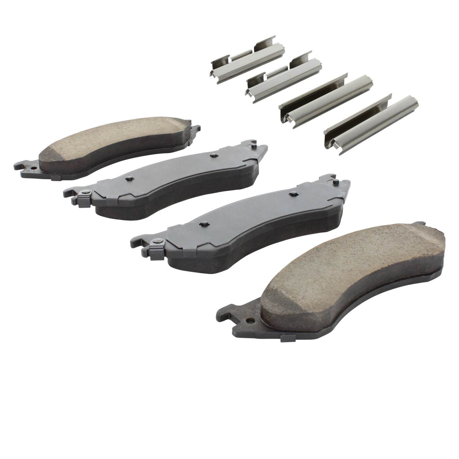 Angle View of Rear Disc Brake Pad Set MPA 1001-0702AC